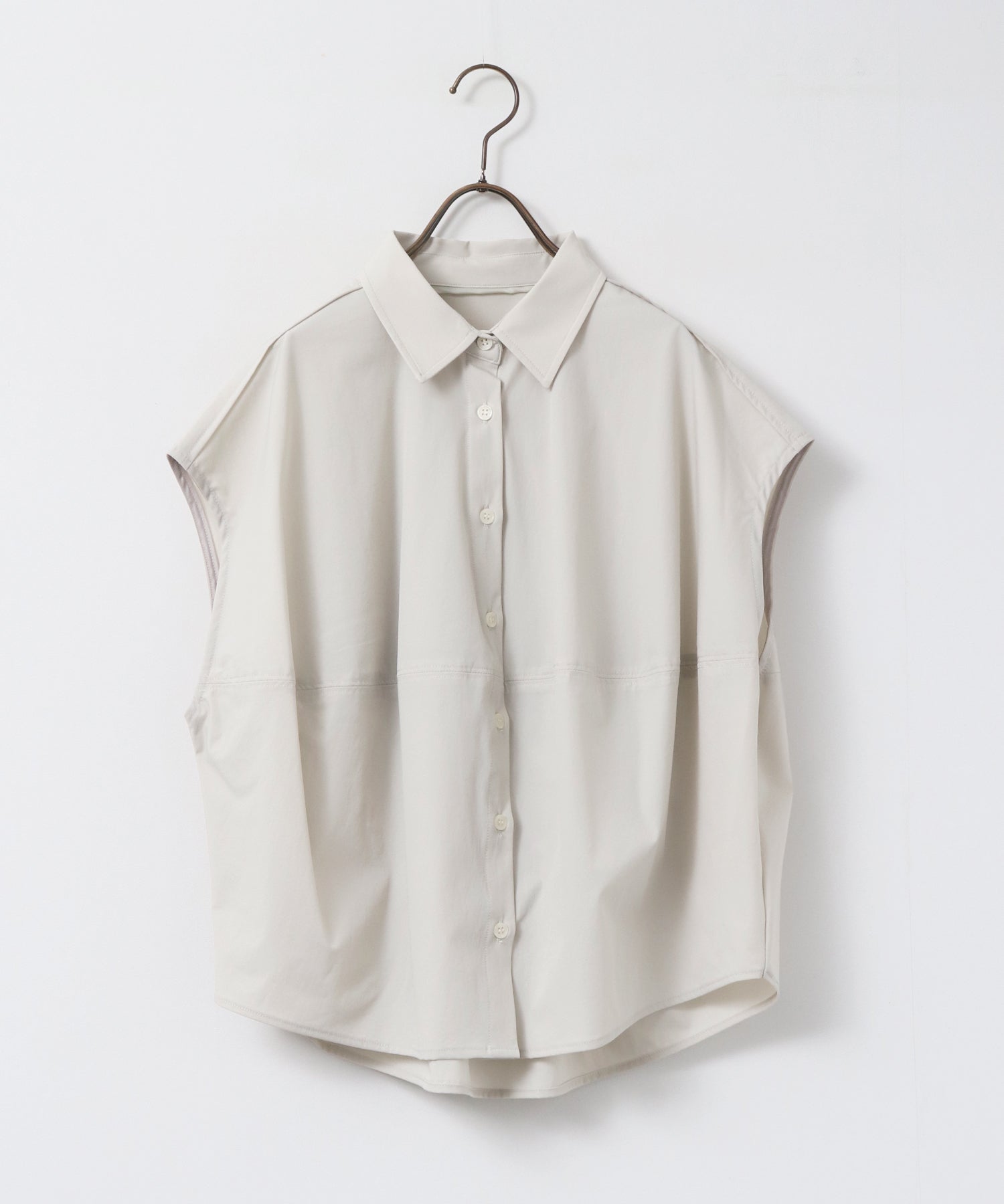 [ICE-TOUCH] THICK COCOON SHIRT