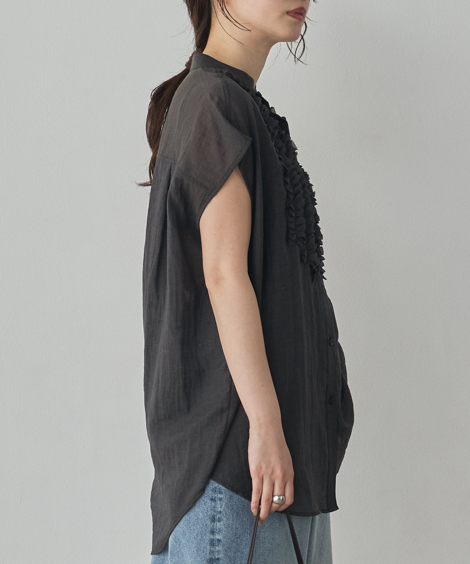 model : H160 着用サイズ : FREE