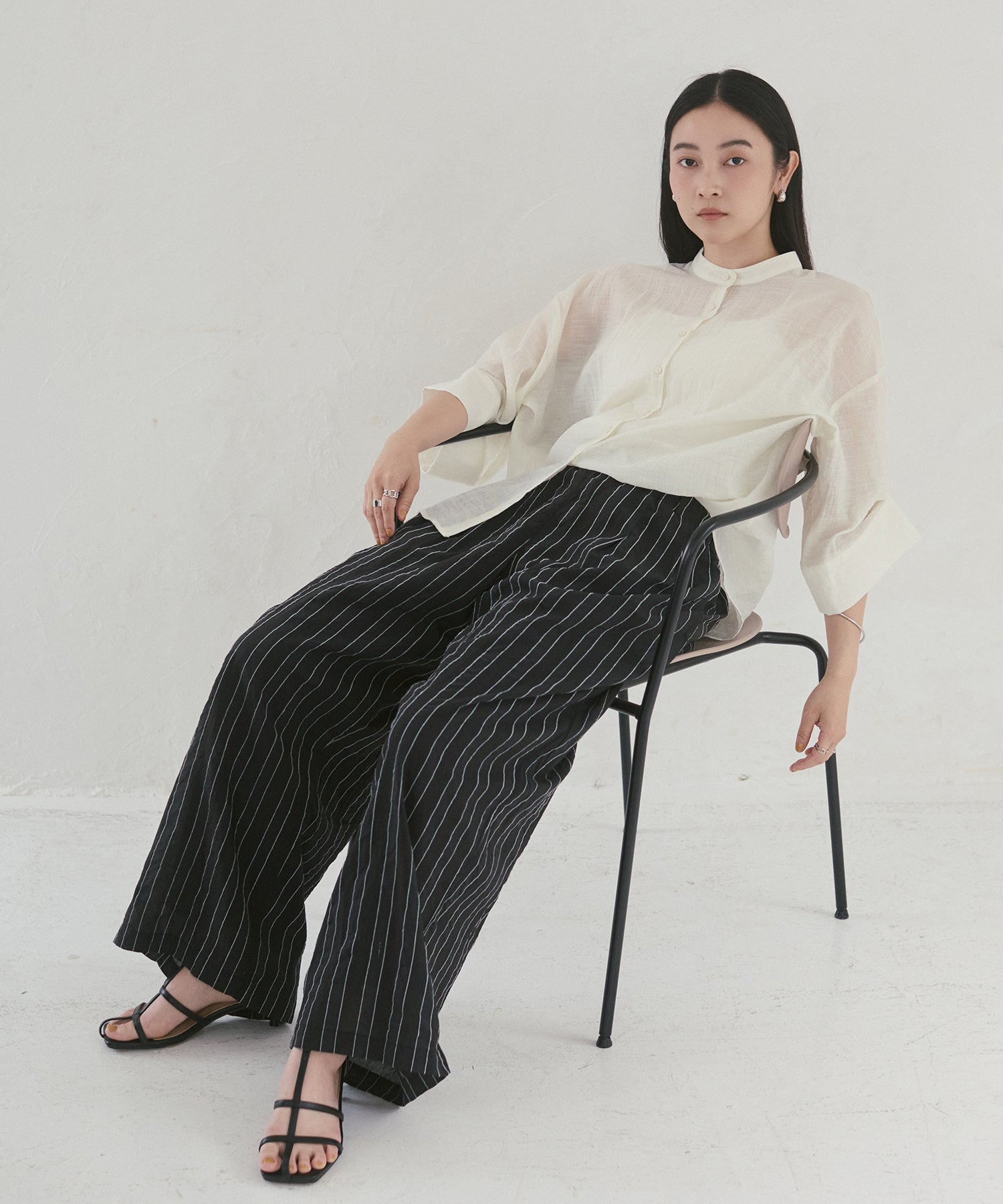 HIGH-TWIST SLUB DOLMAN SHIRT