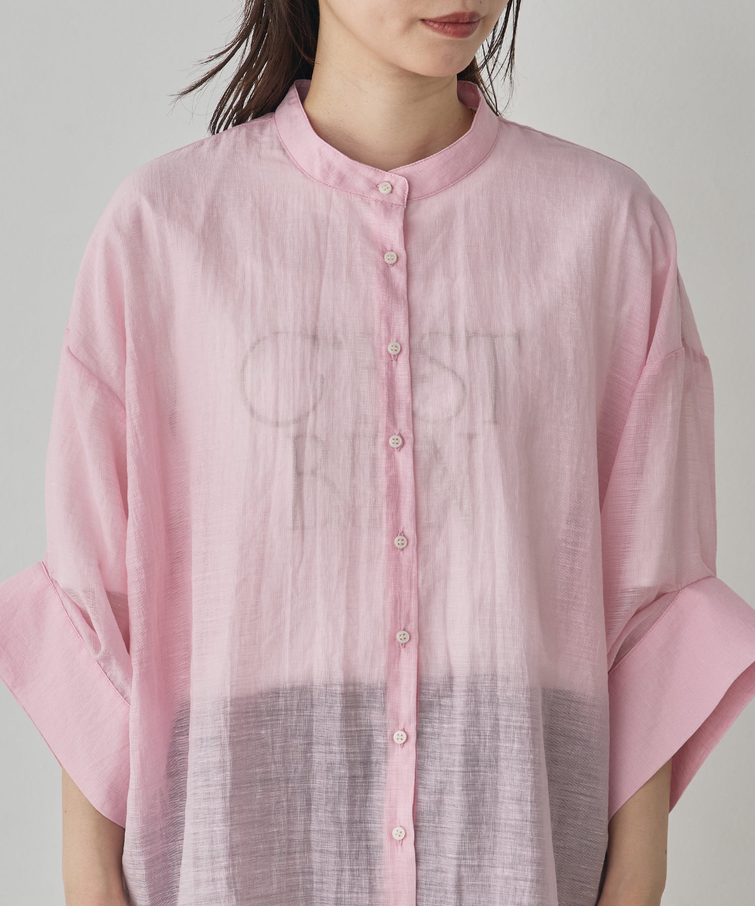HIGH-TWIST SLUB DOLMAN SHIRT