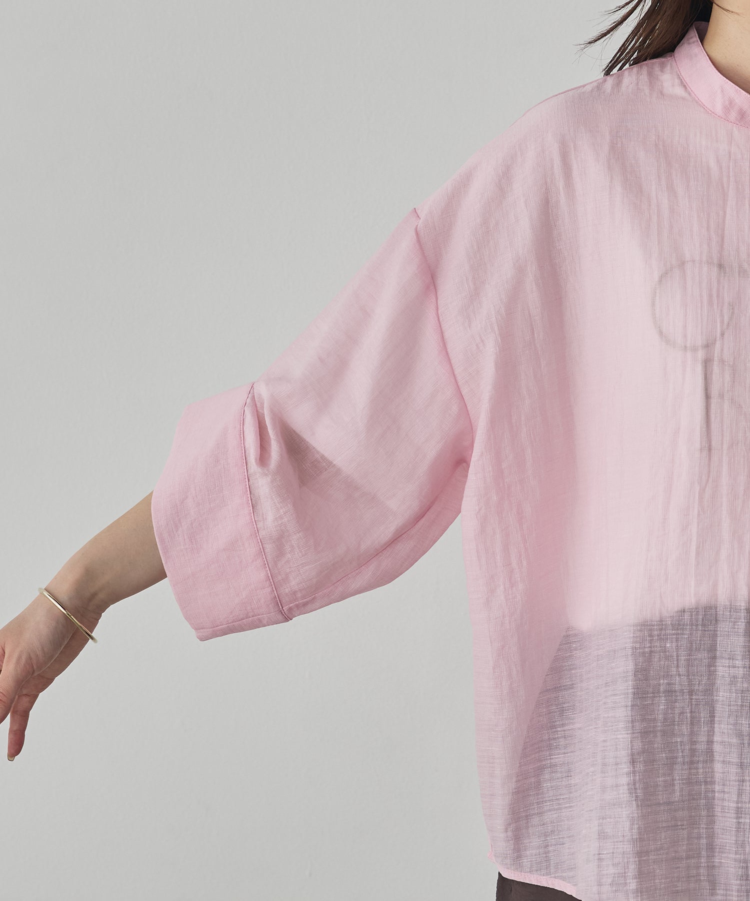 HIGH-TWIST SLUB DOLMAN SHIRT