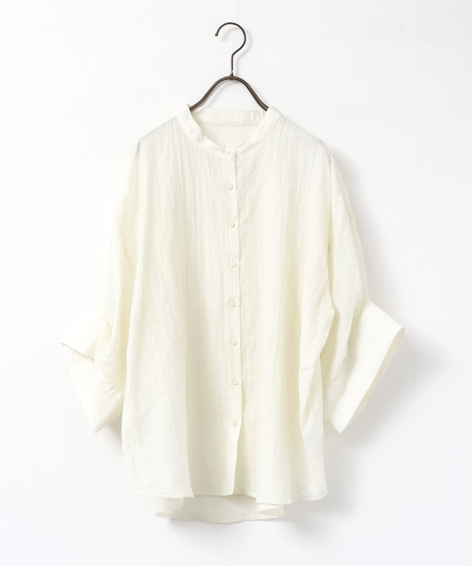 HIGH-TWIST SLUB DOLMAN SHIRT