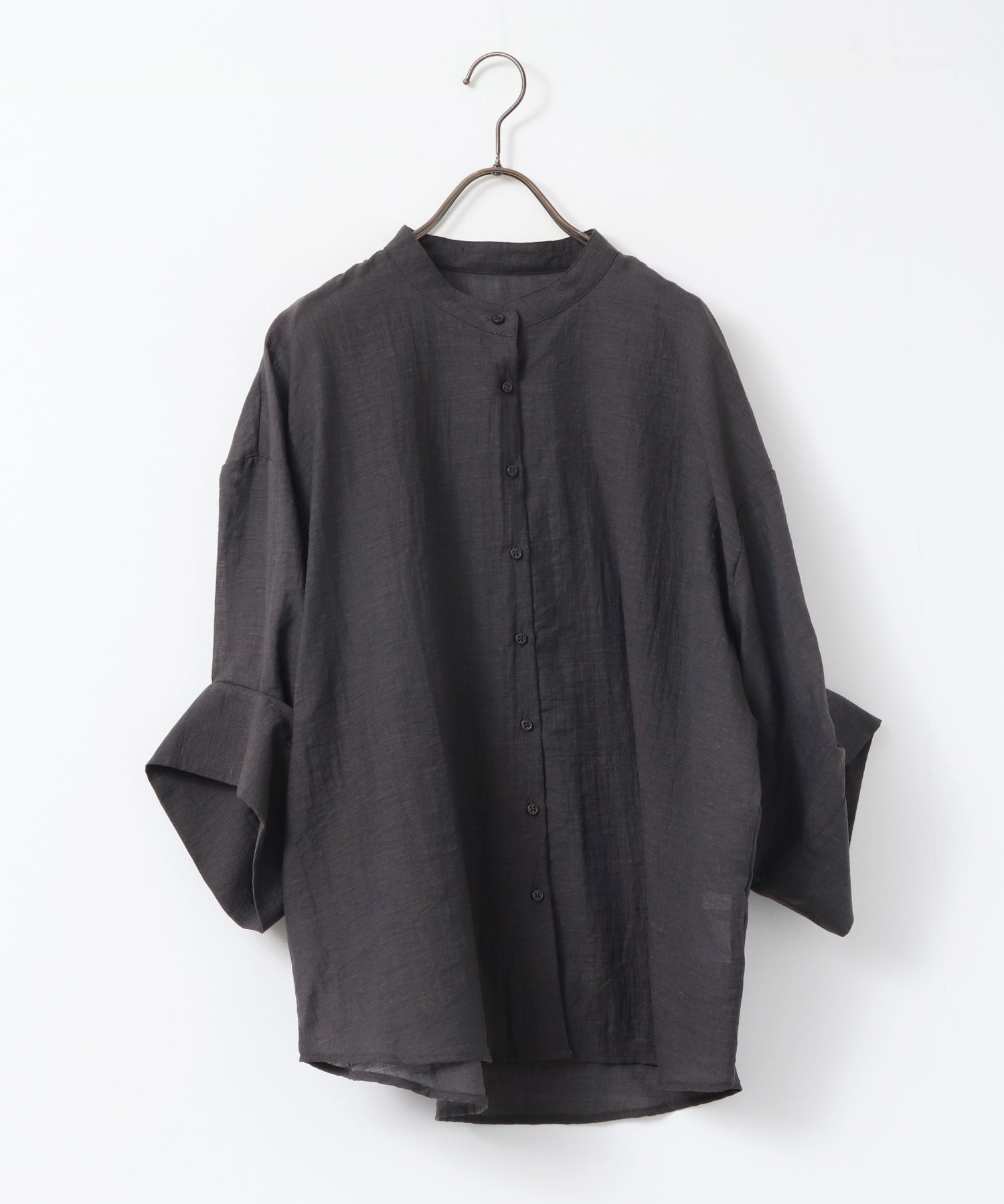 HIGH-TWIST SLUB DOLMAN SHIRT