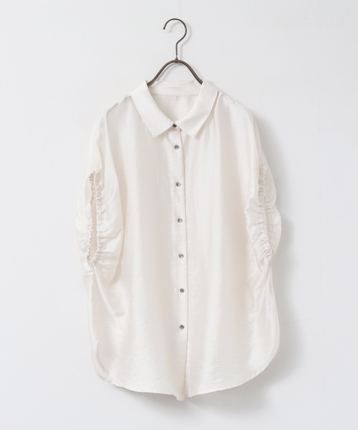 SOLID-COLOR YARN-DYED CHECK OVERSHIRT