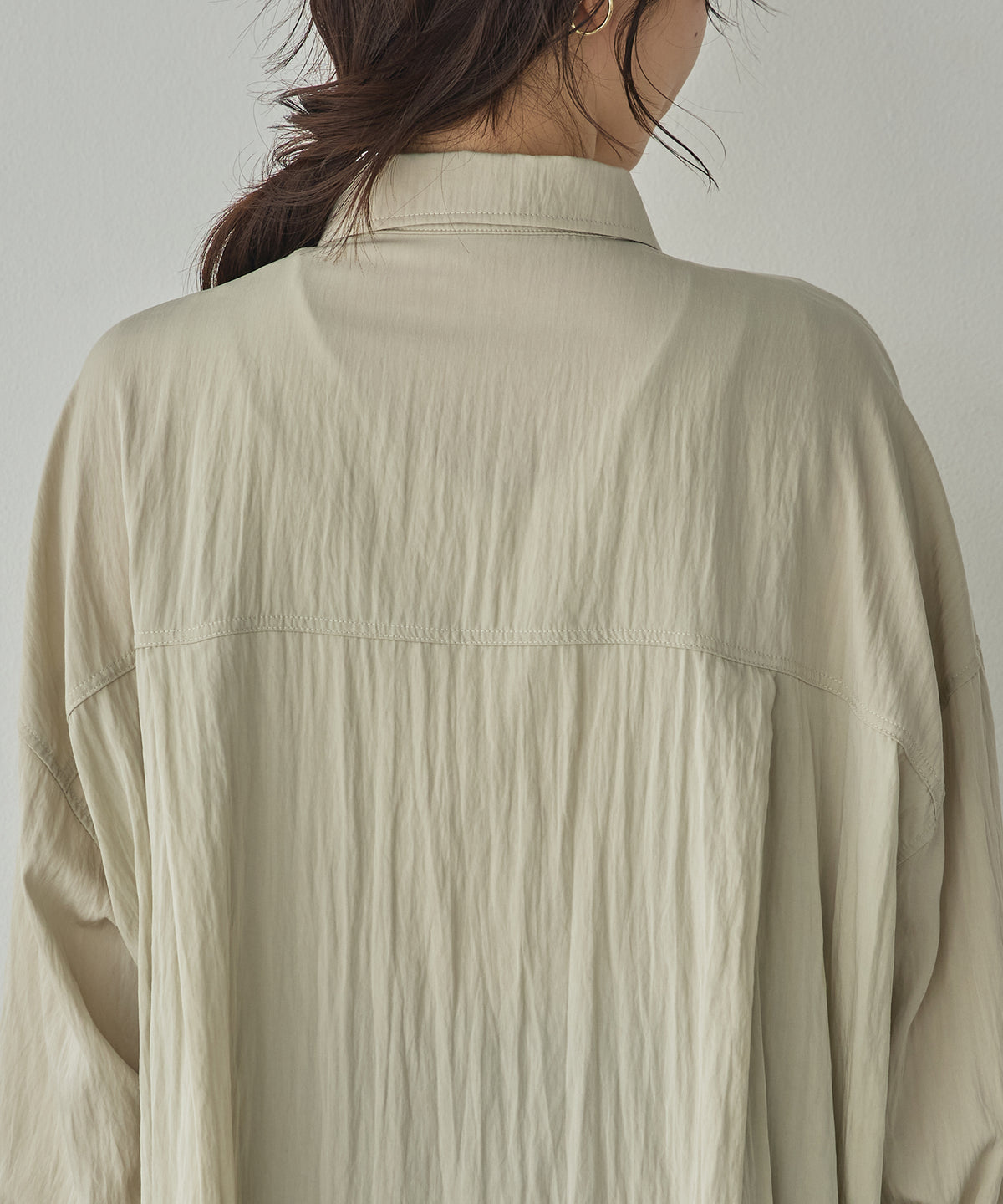 VINTAGE BROADCLOTH FRILLED SHIRT-STYLE JACKET
