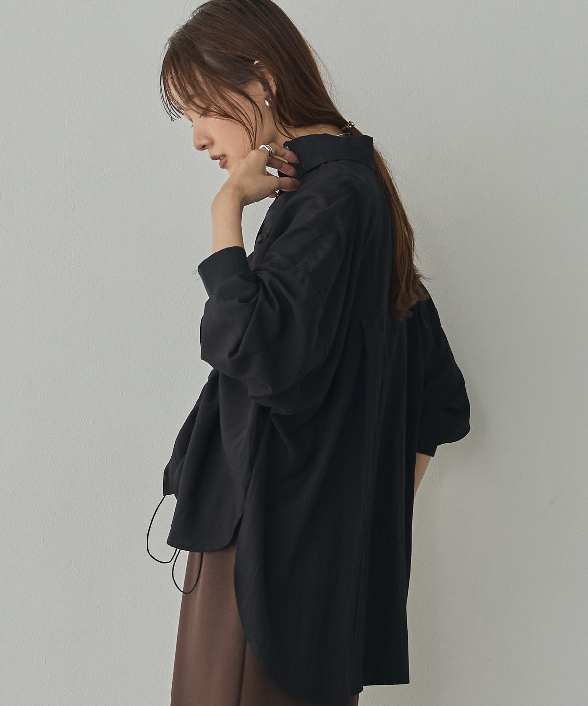 VINTAGE BROADCLOTH FRILLED SHIRT-STYLE JACKET