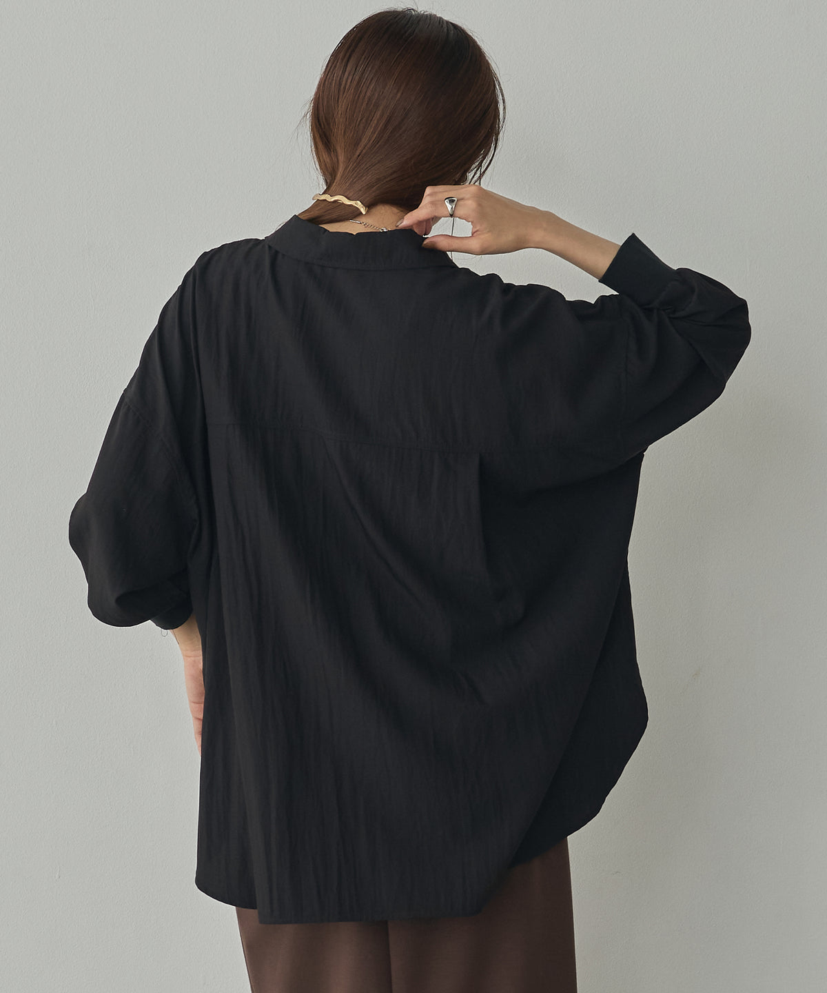 VINTAGE BROADCLOTH FRILLED SHIRT-STYLE JACKET