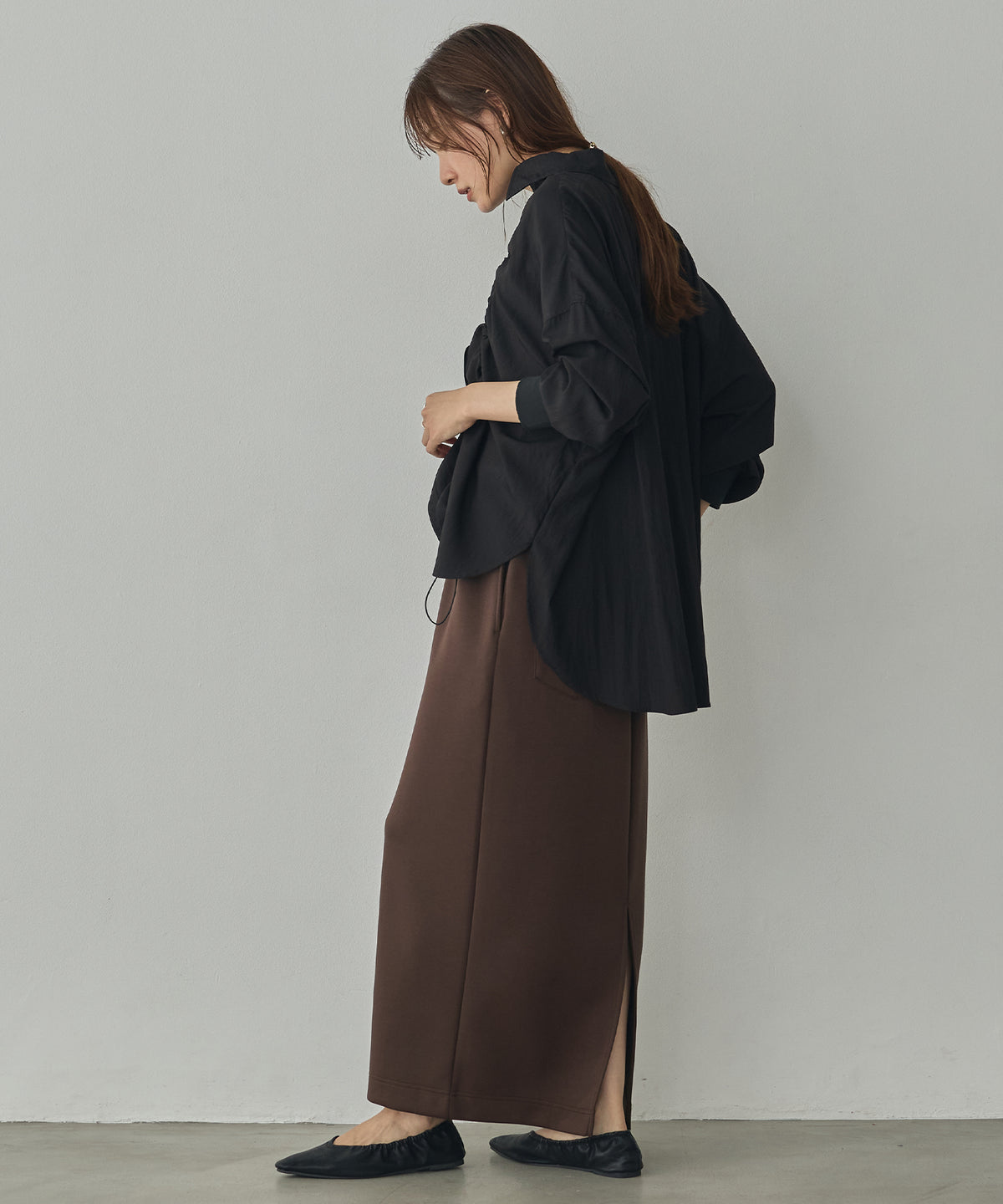 VINTAGE BROADCLOTH FRILLED SHIRT-STYLE JACKET