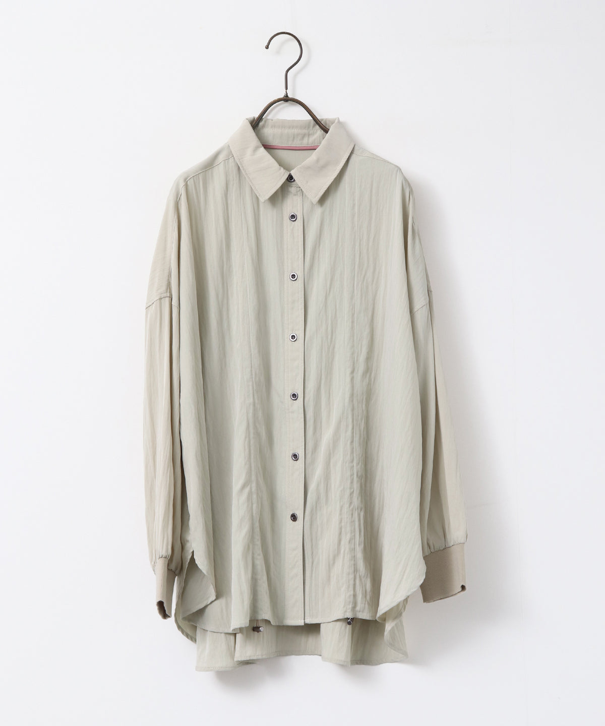 VINTAGE BROADCLOTH FRILLED SHIRT-STYLE JACKET