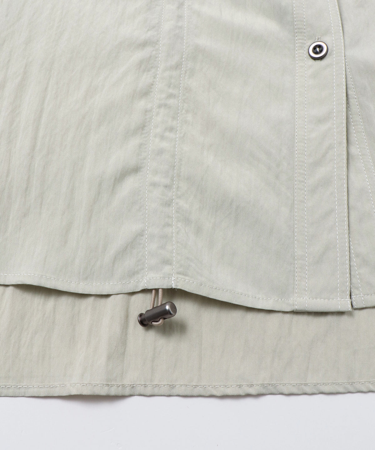 VINTAGE BROADCLOTH FRILLED SHIRT-STYLE JACKET