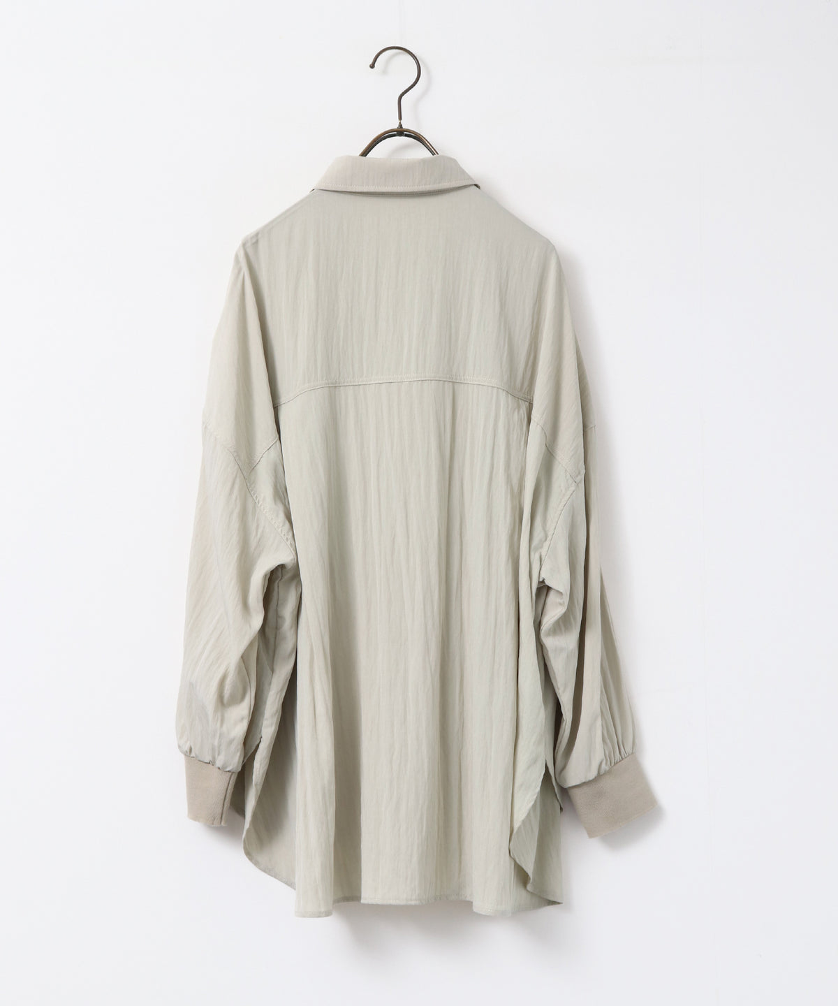 VINTAGE BROADCLOTH FRILLED SHIRT-STYLE JACKET