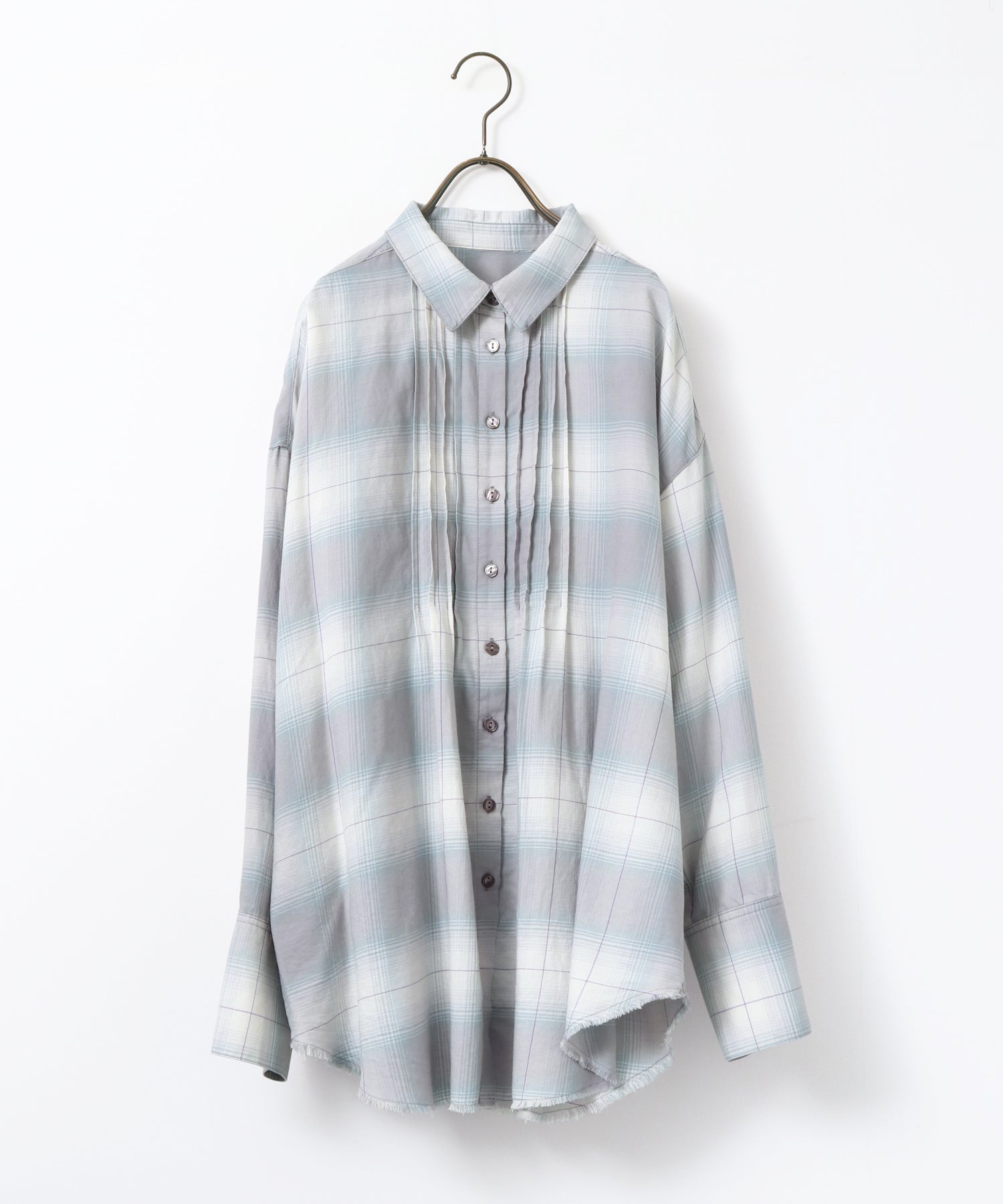 CHECKERED TUCKED-IN SHIRT
