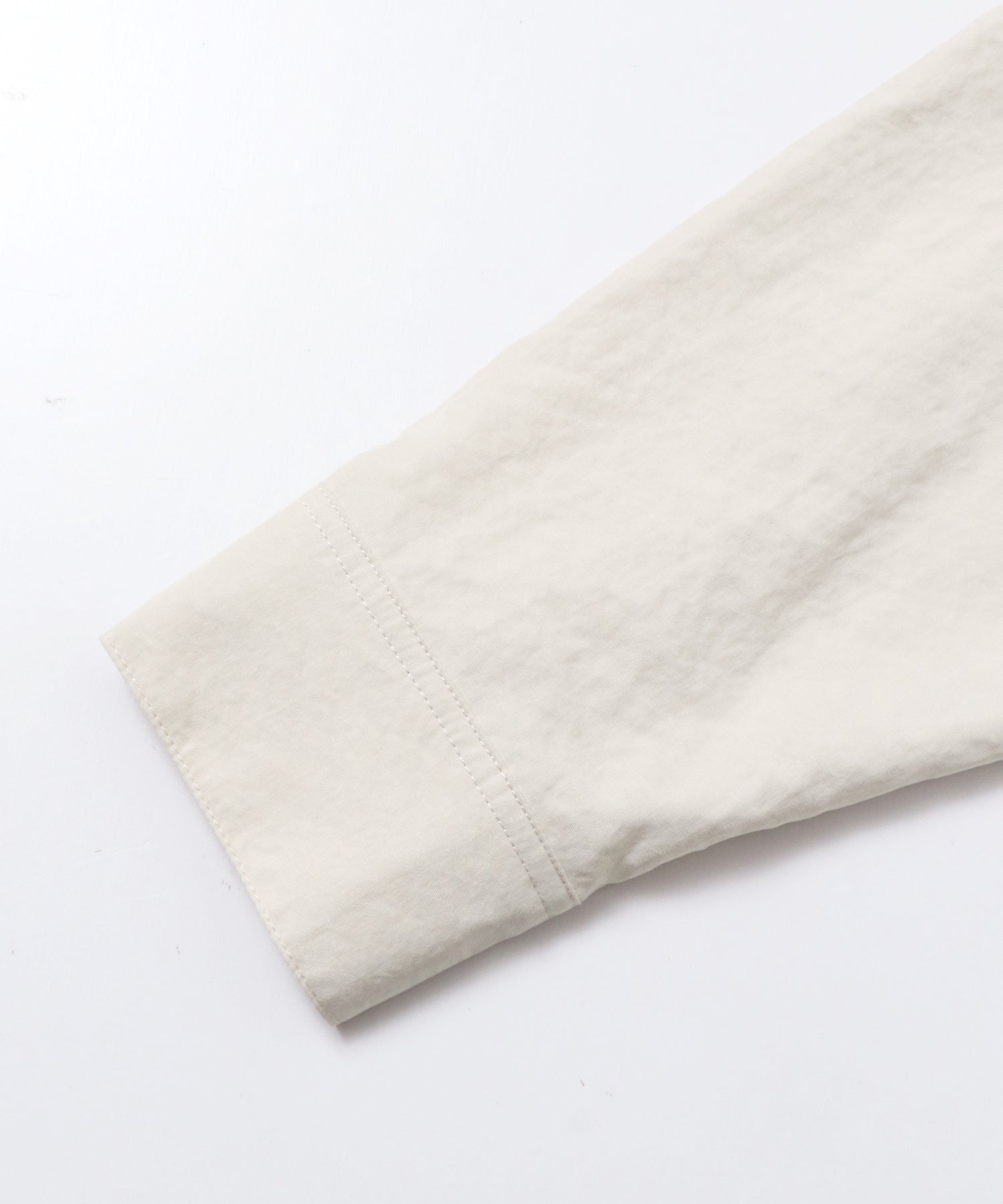 [PRE-ORDER]PEACH SUEDE 2WAY LENGTH BAND COLLAR SHIRT