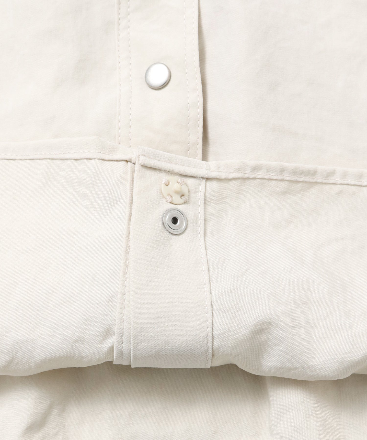 [PRE-ORDER]PEACH SUEDE 2WAY LENGTH BAND COLLAR SHIRT