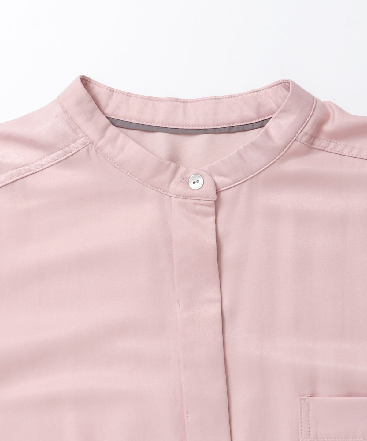 2-WAY CUPRA-LIKE BAND COLLAR SHIRT