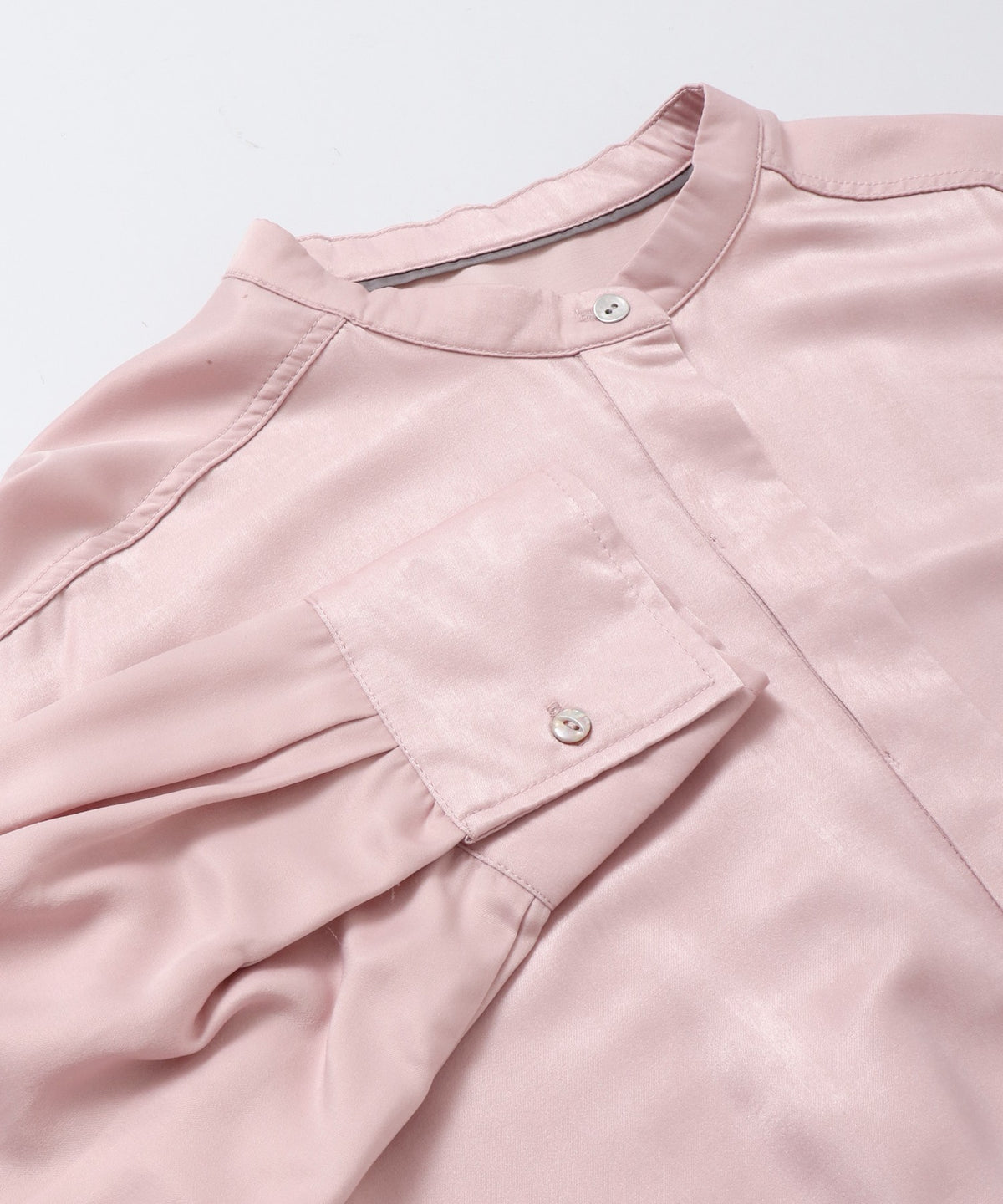 2-WAY CUPRA-LIKE BAND COLLAR SHIRT