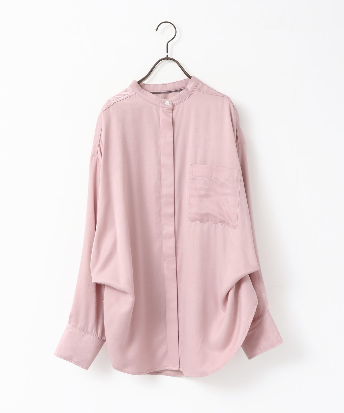 2-WAY CUPRA-LIKE BAND COLLAR SHIRT