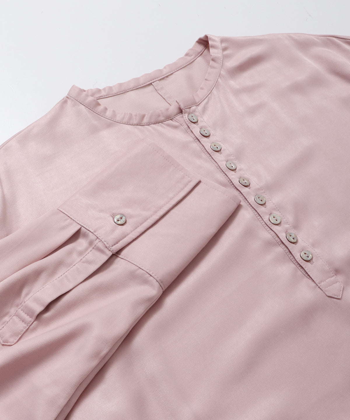CUPRA-LIKE HENLEY-NECK SHIRT