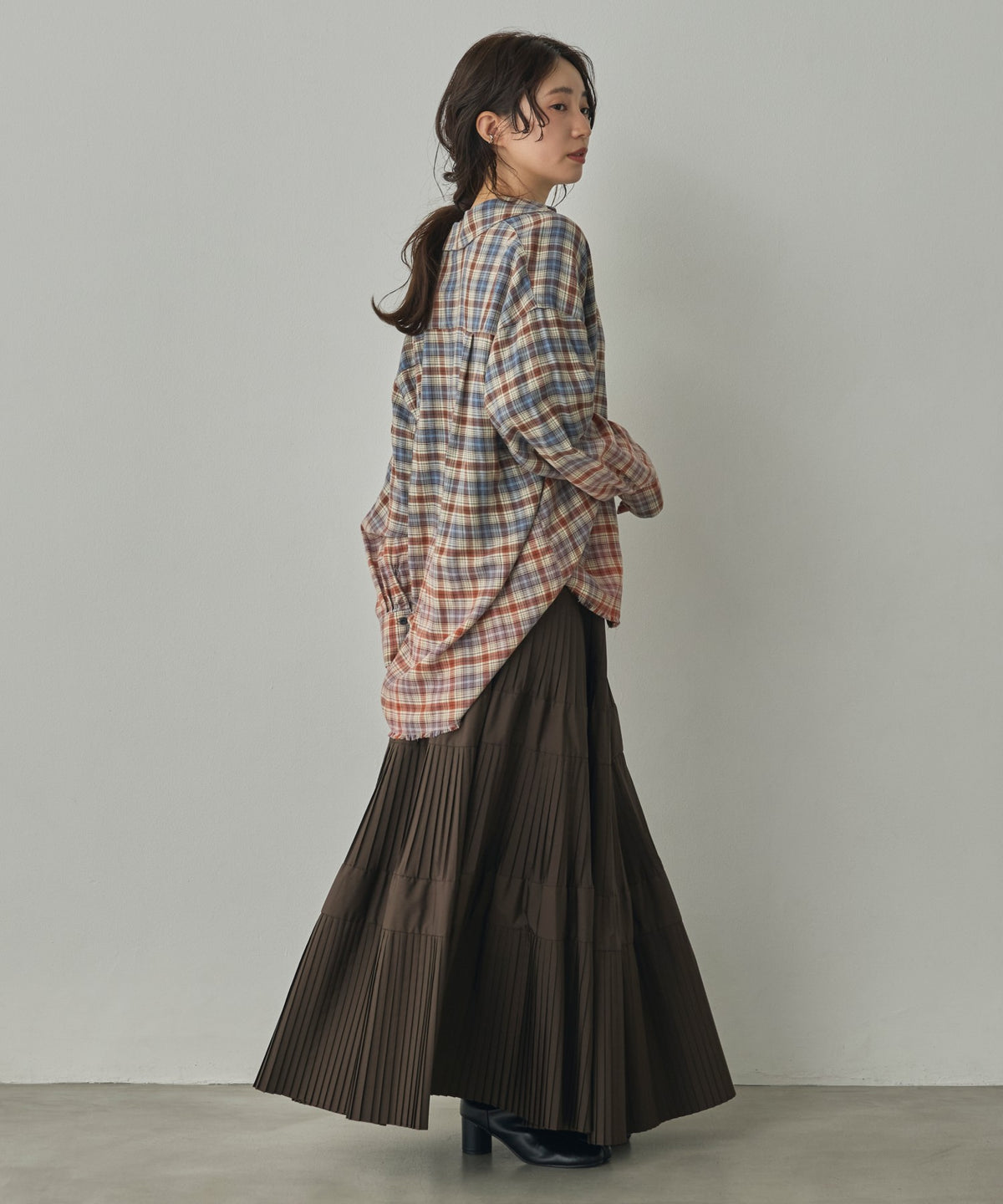 CHECKED GRADIENT SHIRT