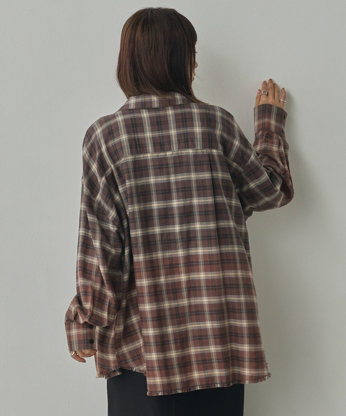 CHECKED GRADIENT SHIRT