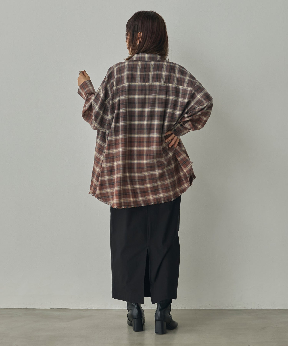 CHECKED GRADIENT SHIRT