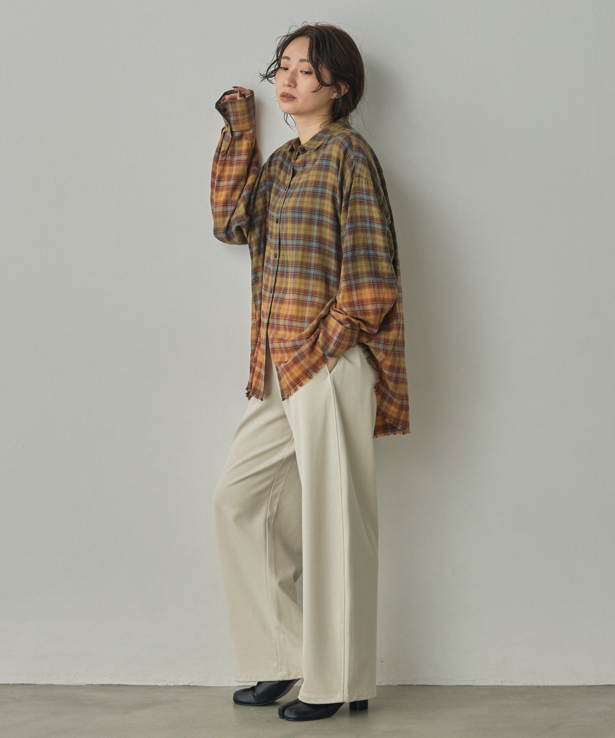 CHECKED GRADIENT SHIRT