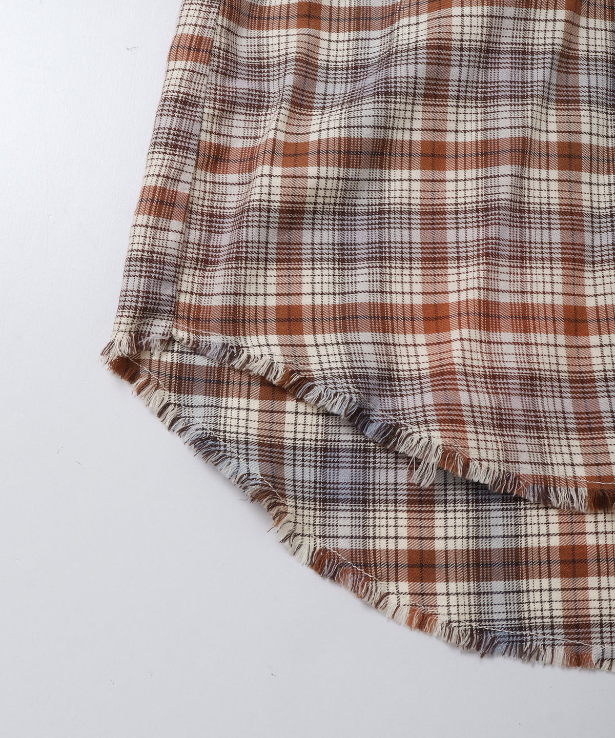 CHECKED GRADIENT SHIRT