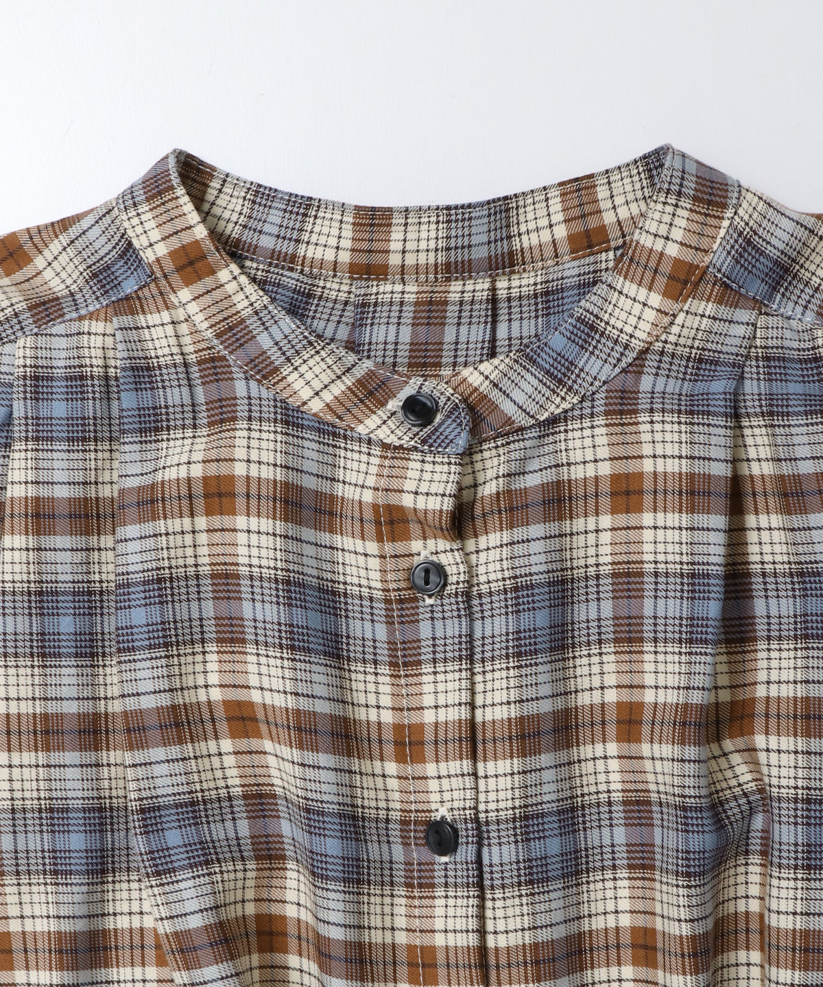 CHECK-FRONT SHIRT