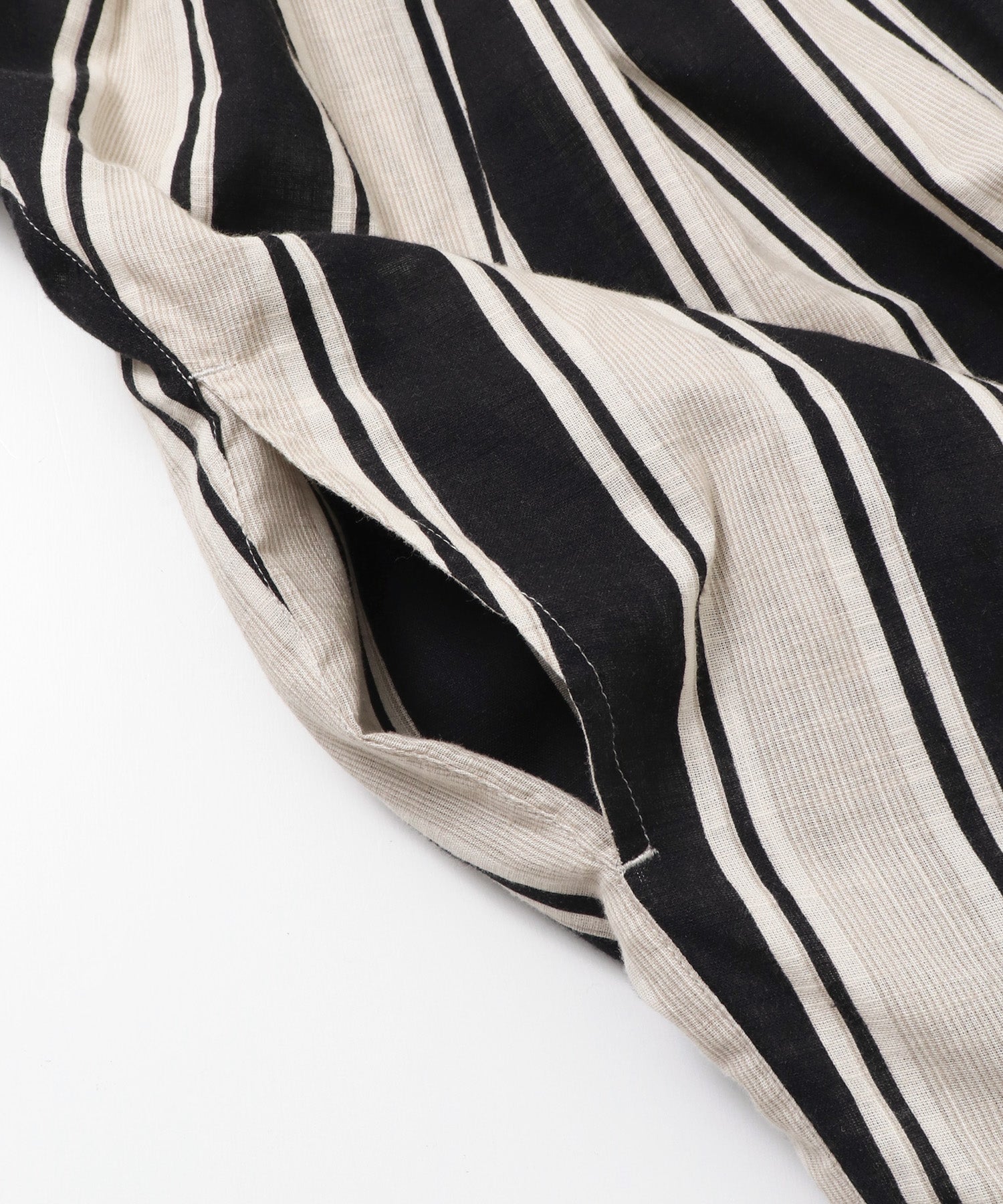 COTTON SLUB STRIPED DRESS