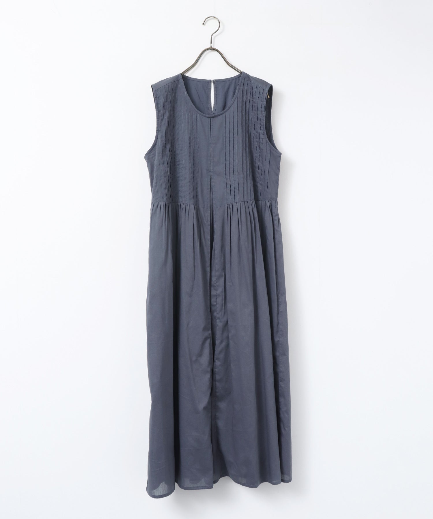 bulledesavonpink無回転染めpintuckワンピース（25SS） PINTUCK SLEEVELESS ONE-PIECE