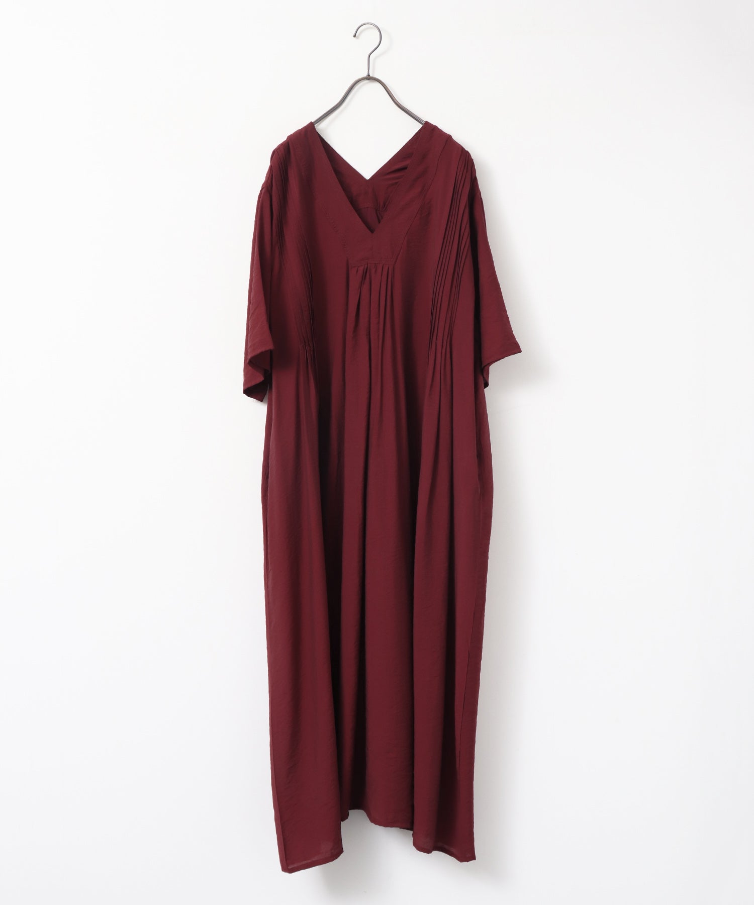 THREE-QUARTER SLEEVES KAFTAN-STYLE DRESS