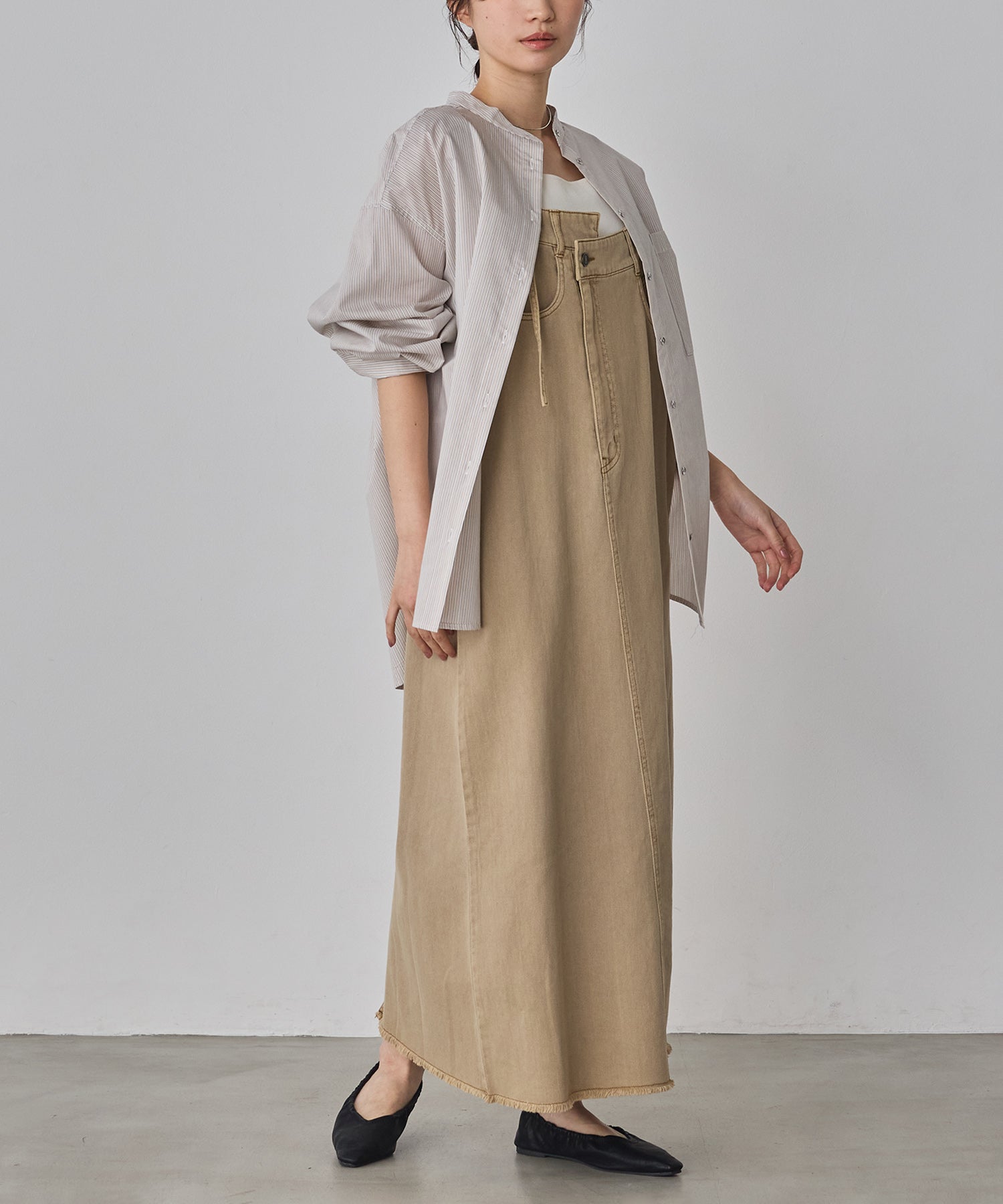 デニム/ツイル ジャンパースカート