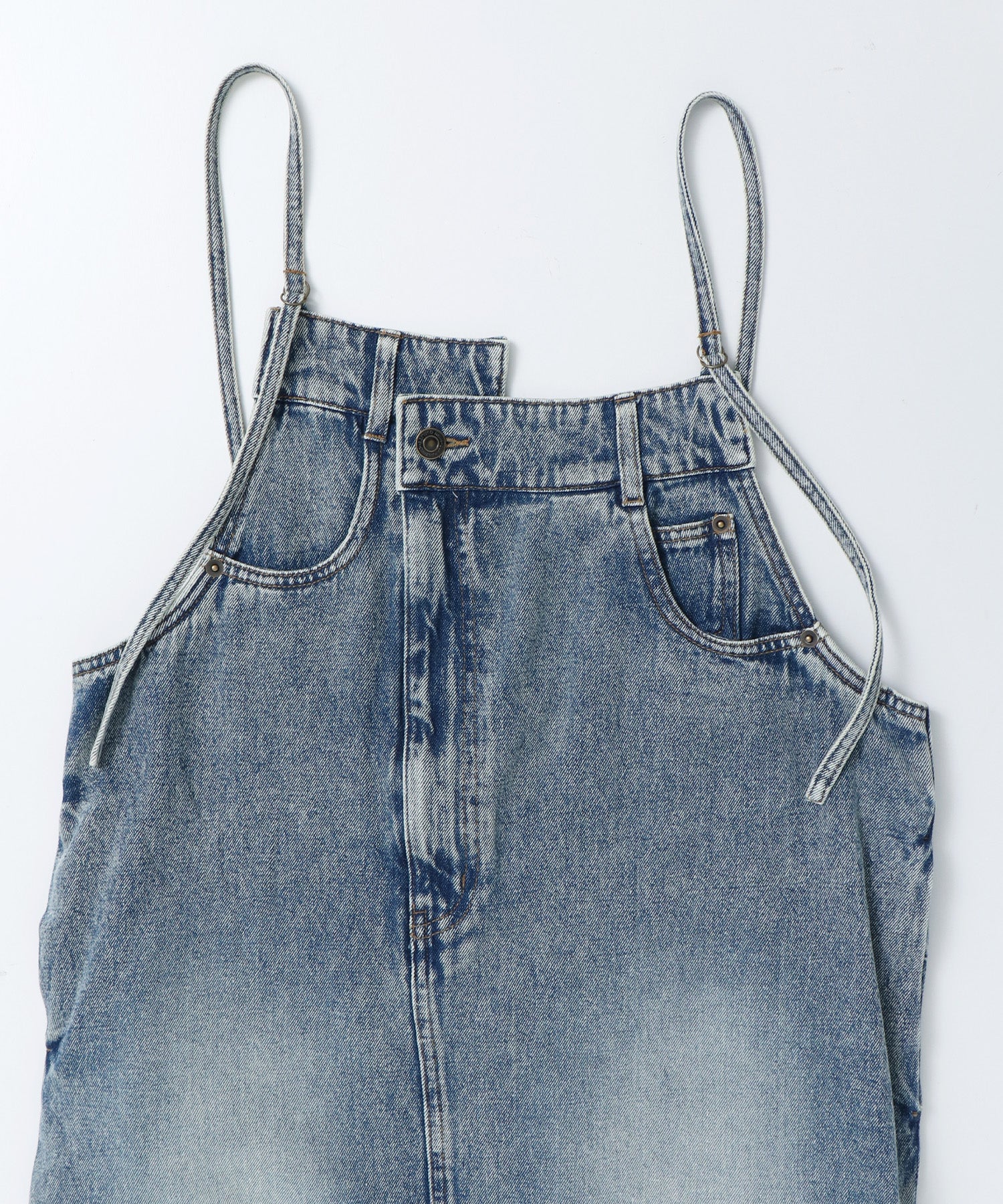 デニム/ツイル ジャンパースカート