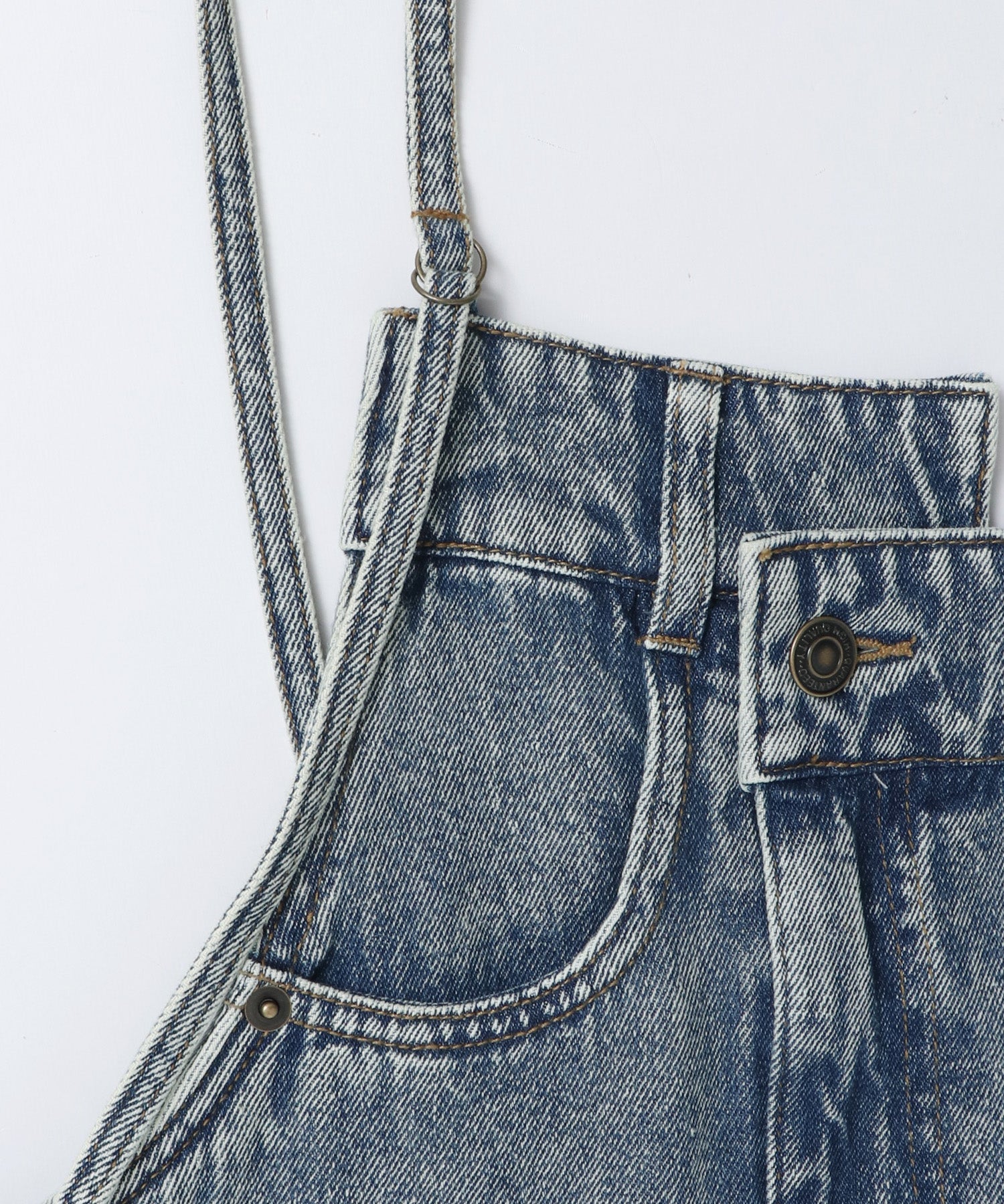 デニム/ツイル ジャンパースカート