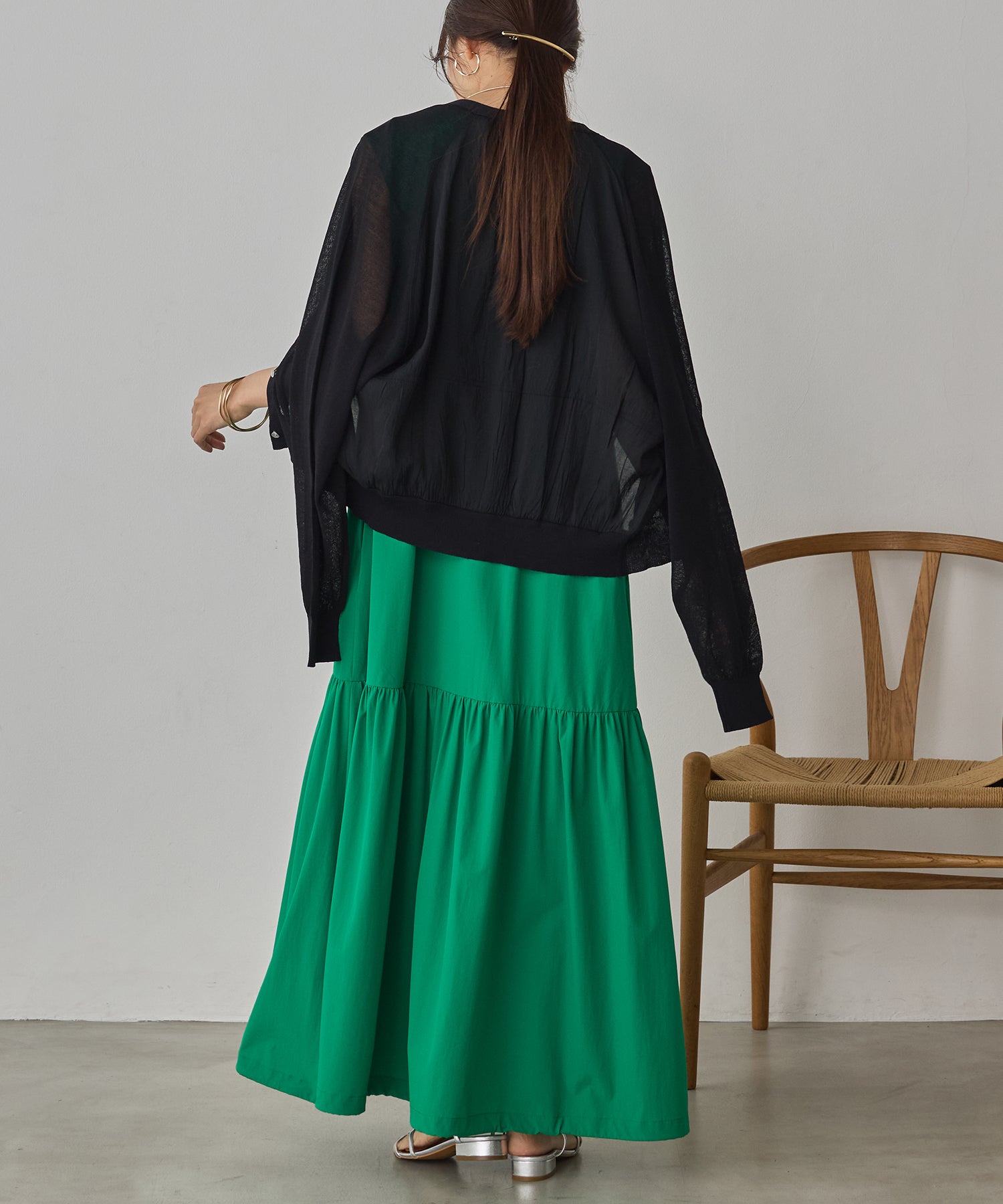 [ICE TOUCH]2WAY DRAWSTRING DRESS