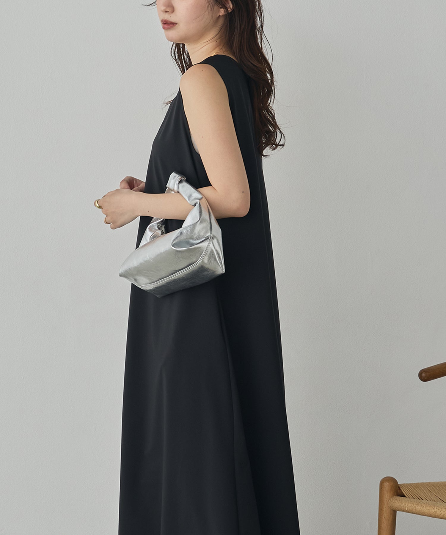 [PRE-ORDER][ICE-TOUCH] THICK-KNIT 2-WAY A-LINE DRESS
