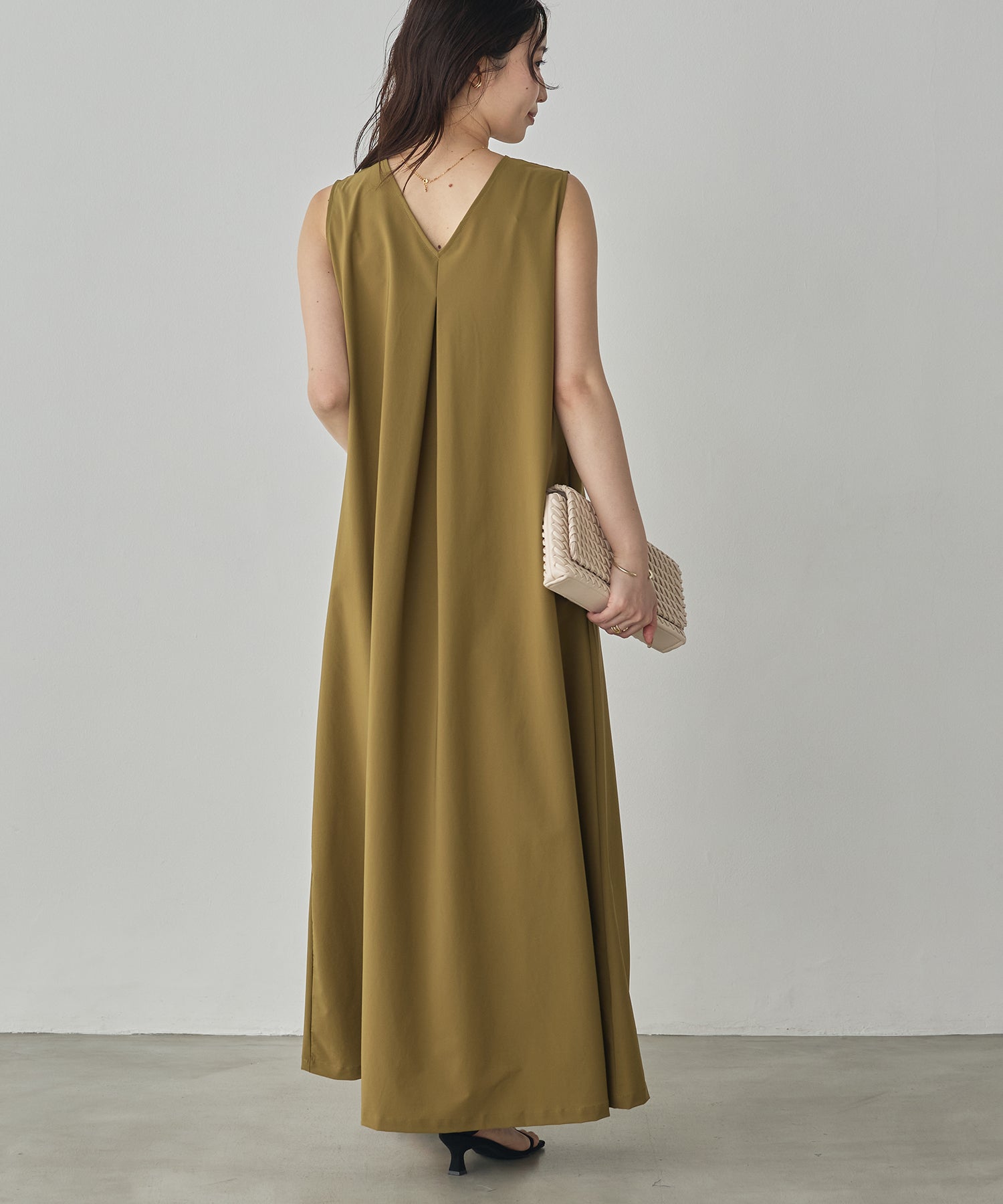 [PRE-ORDER][ICE-TOUCH] THICK-KNIT 2-WAY A-LINE DRESS