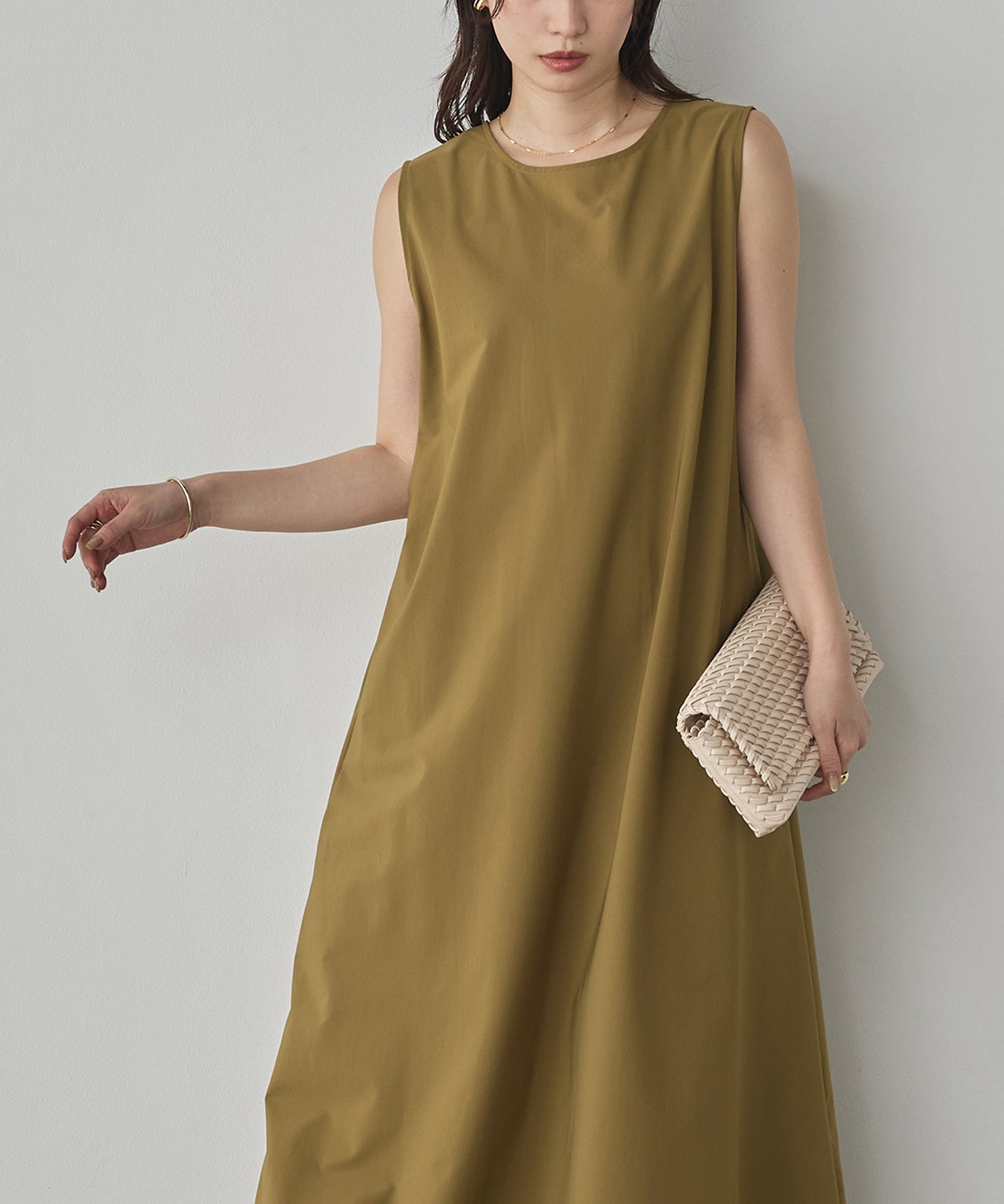 [PRE-ORDER][ICE-TOUCH] THICK-KNIT 2-WAY A-LINE DRESS