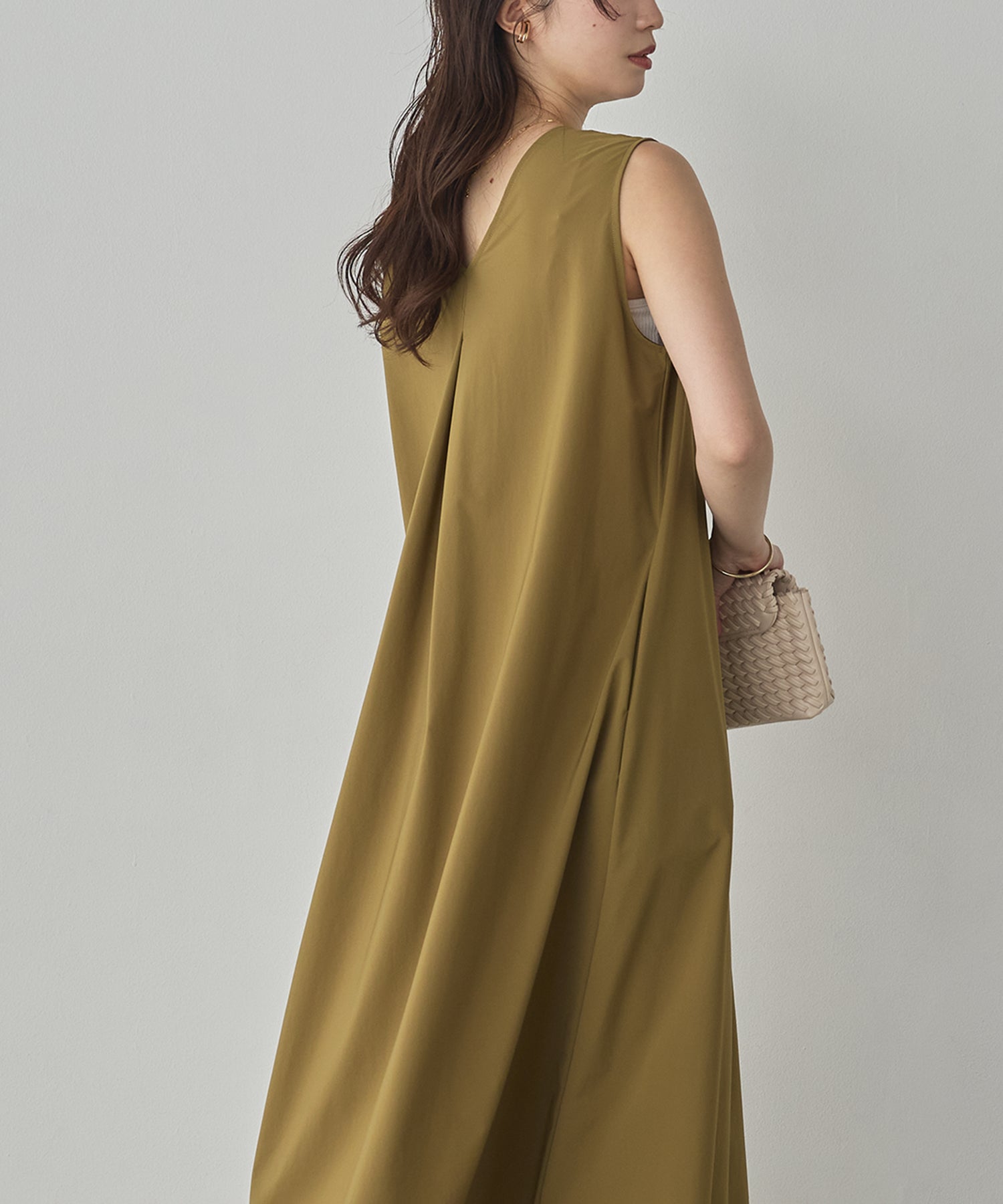 [PRE-ORDER][ICE-TOUCH] THICK-KNIT 2-WAY A-LINE DRESS