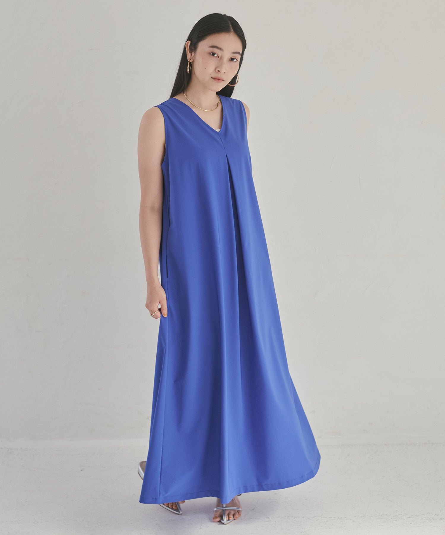 [PRE-ORDER][ICE-TOUCH] THICK-KNIT 2-WAY A-LINE DRESS