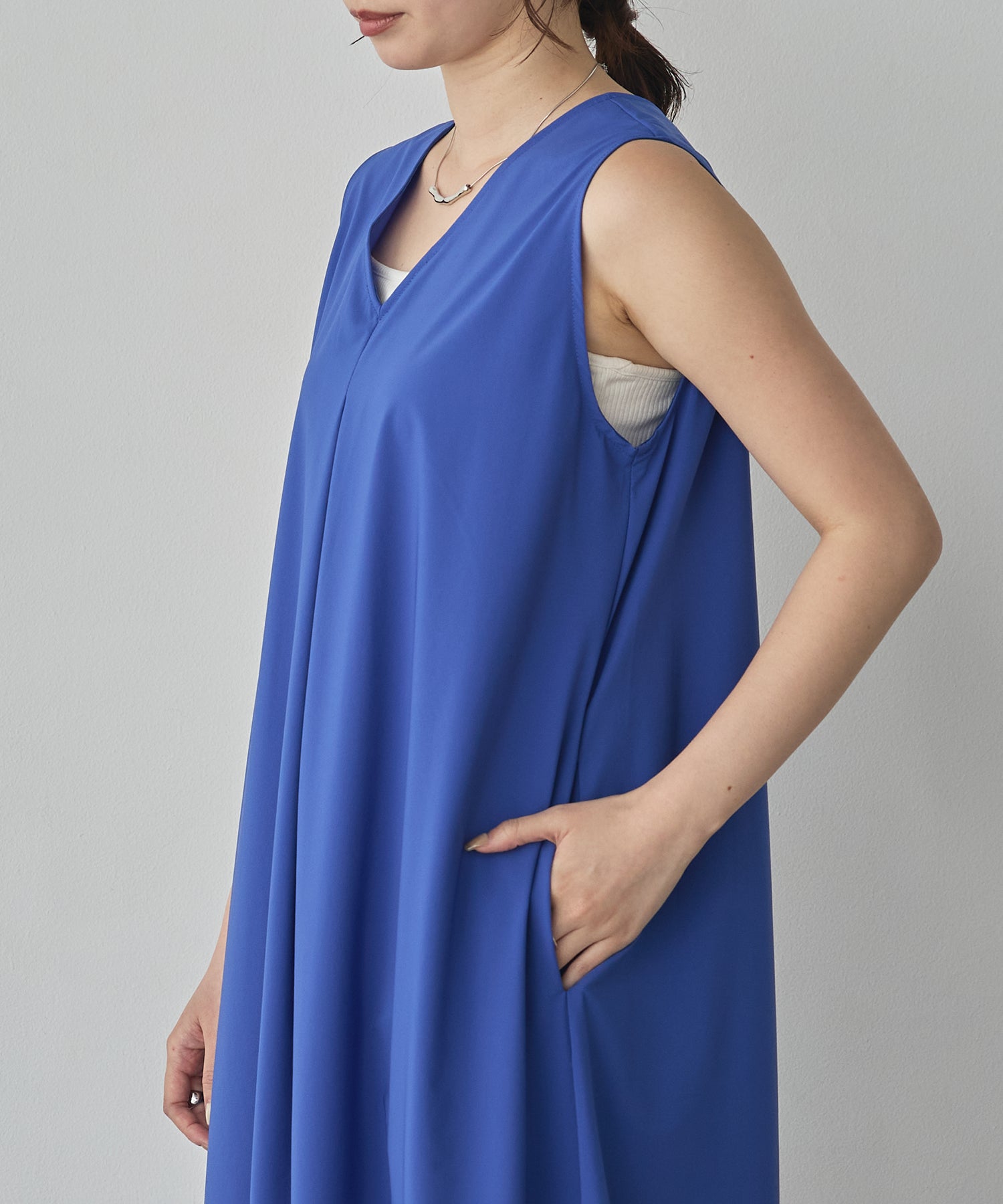 [PRE-ORDER][ICE-TOUCH] THICK-KNIT 2-WAY A-LINE DRESS