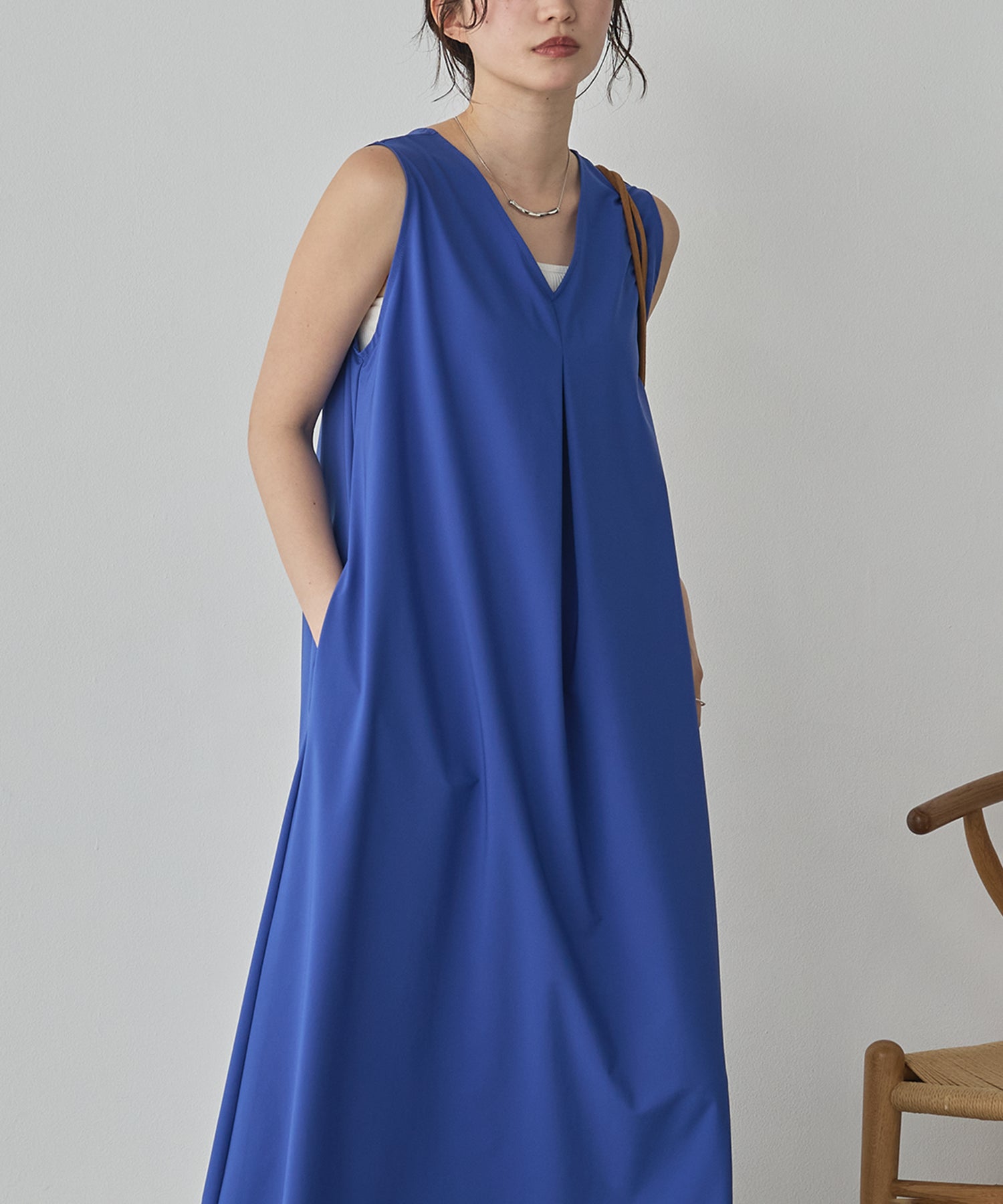 [PRE-ORDER][ICE-TOUCH] THICK-KNIT 2-WAY A-LINE DRESS