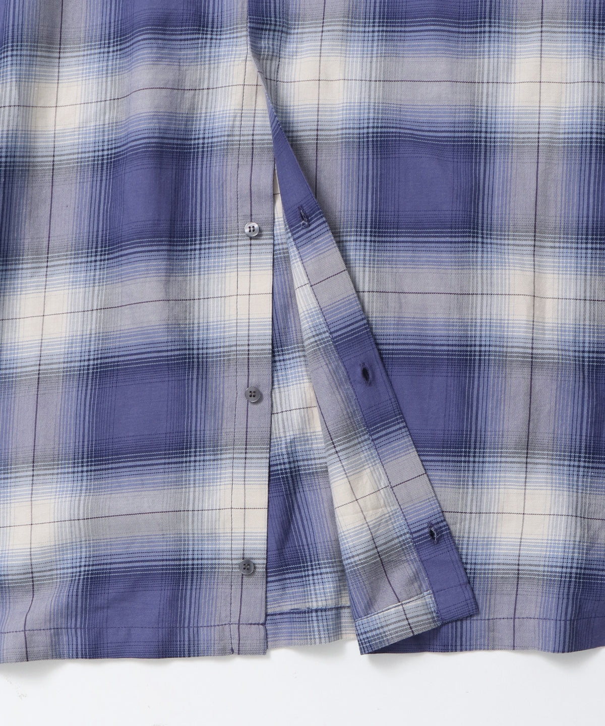 HALF-ZIP CHECKERED DRESS