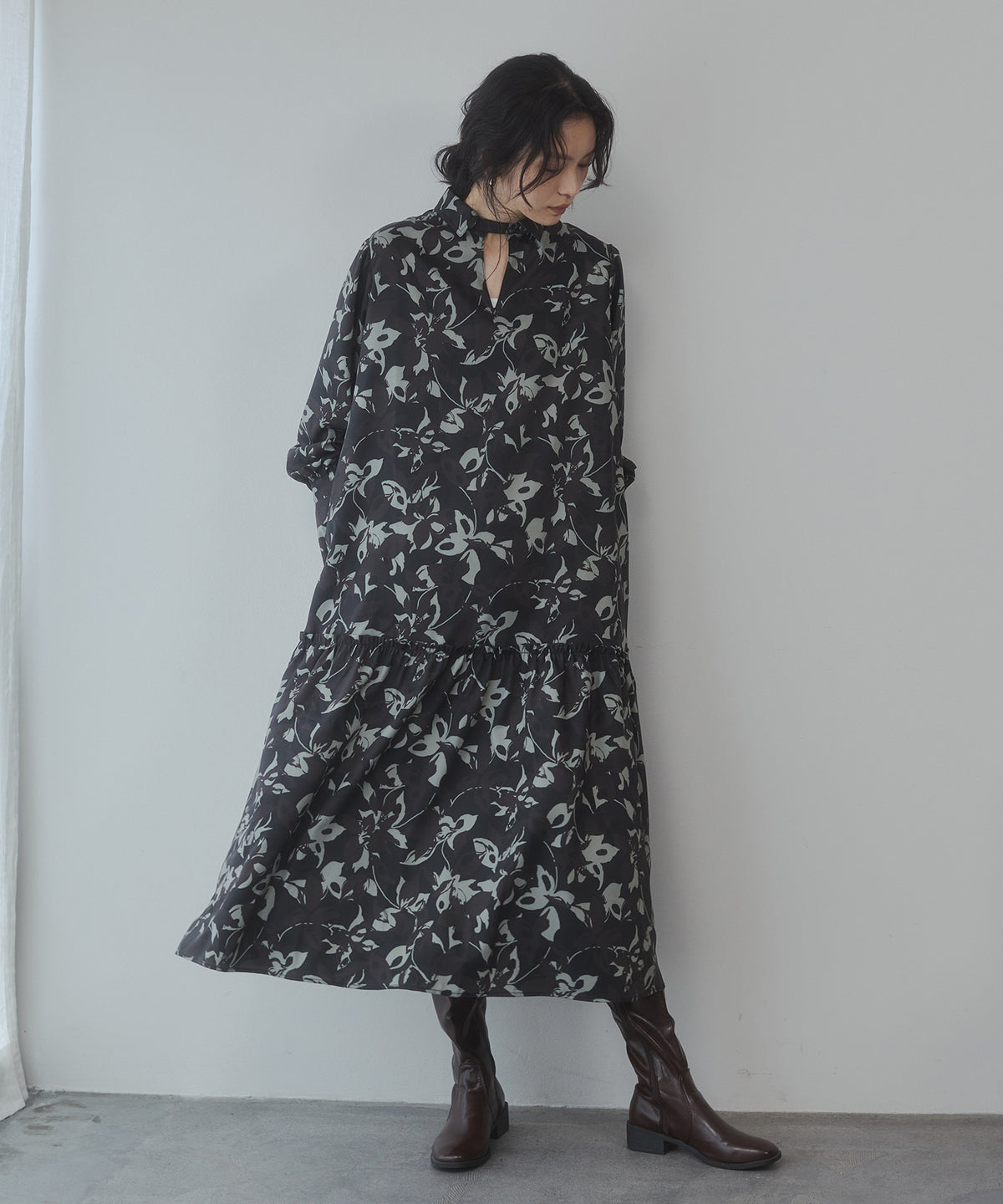 GEORGETTE PRINTED ONE-PIECE