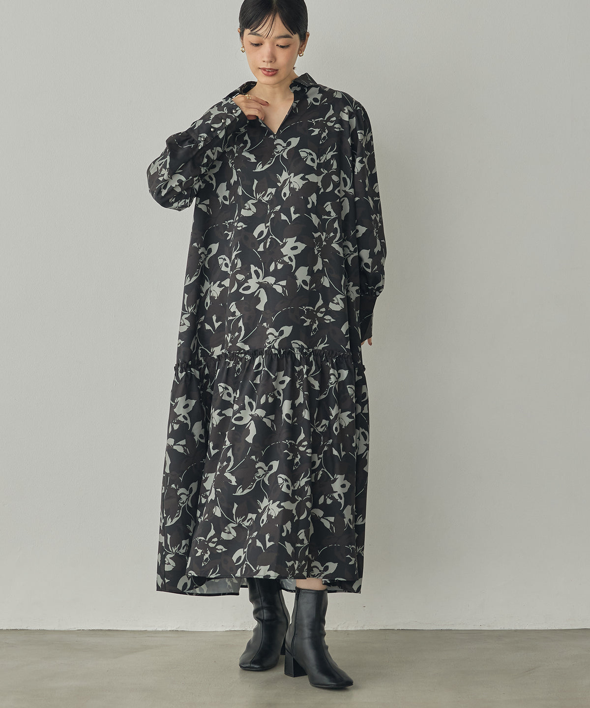 GEORGETTE PRINTED ONE-PIECE
