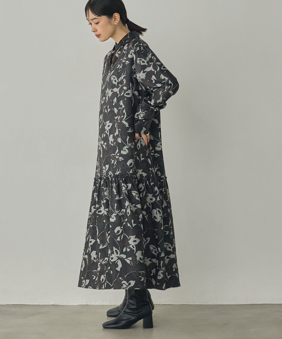 GEORGETTE PRINTED ONE-PIECE