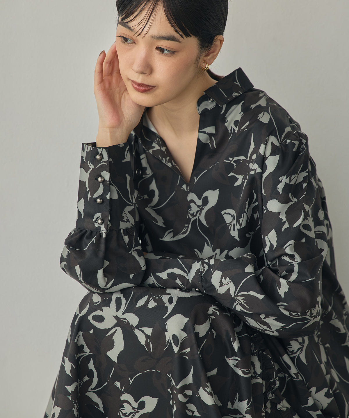 GEORGETTE PRINTED ONE-PIECE