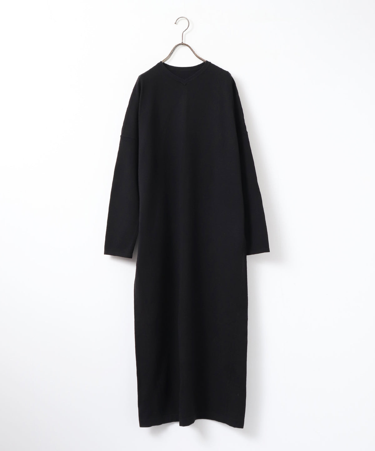 [ANTI-STATIC] YAWAMOCHI YARN OVER-DOLMAN KNIT DRESS