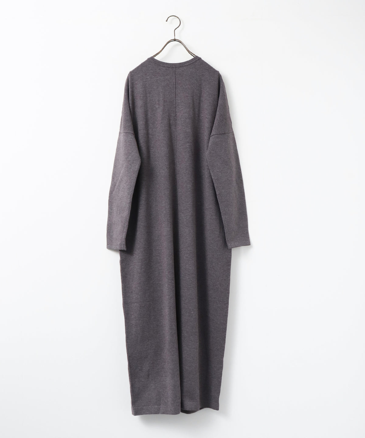 [ANTI-STATIC] YAWAMOCHI YARN OVER-DOLMAN KNIT DRESS