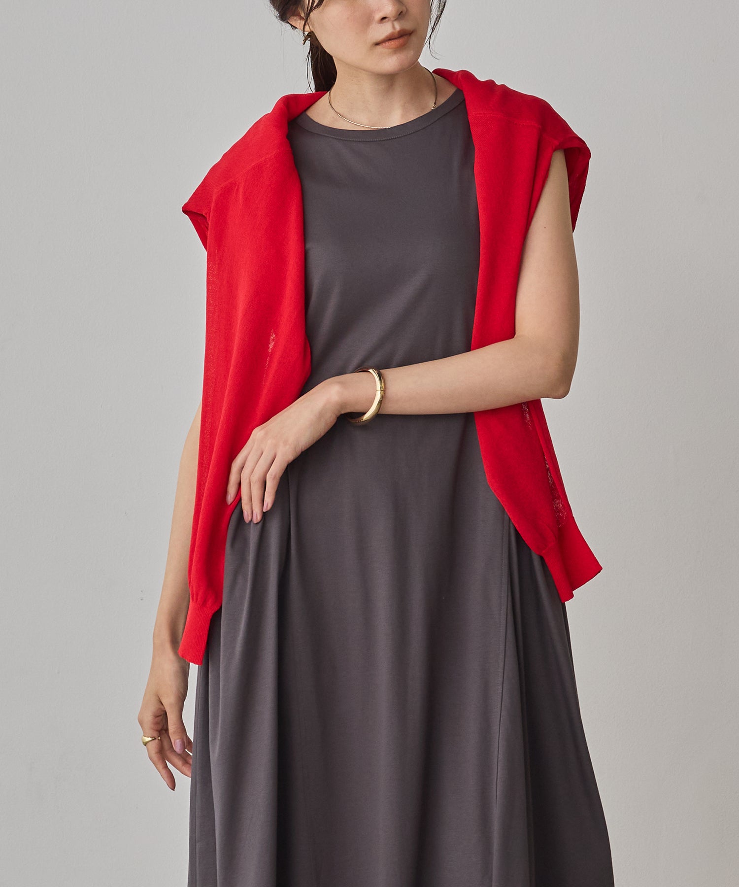 COMPACT SMOOTH DRAWSTRING DESIGN DRESS